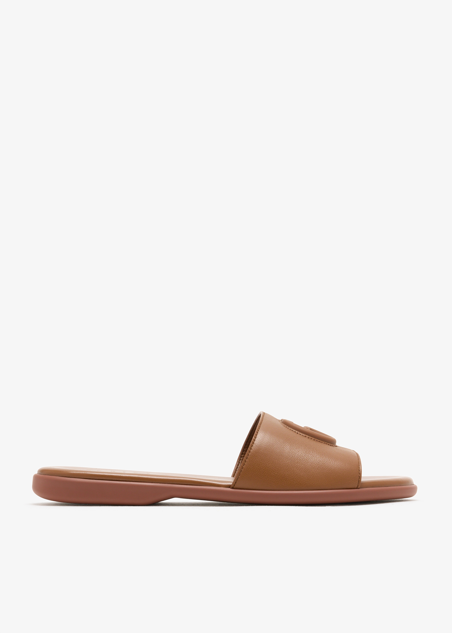 

Double G slide sandals, Brown