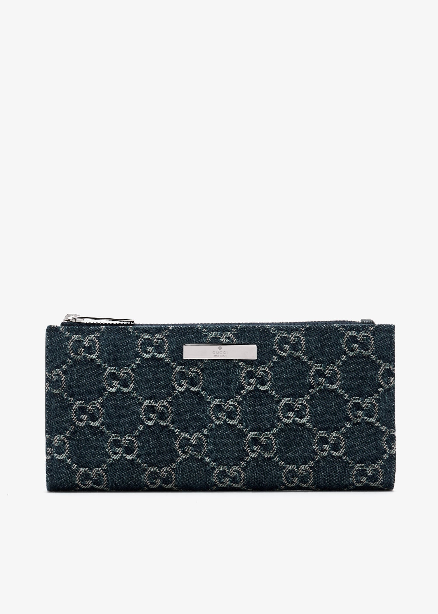 

GG Denim wallet, Blue