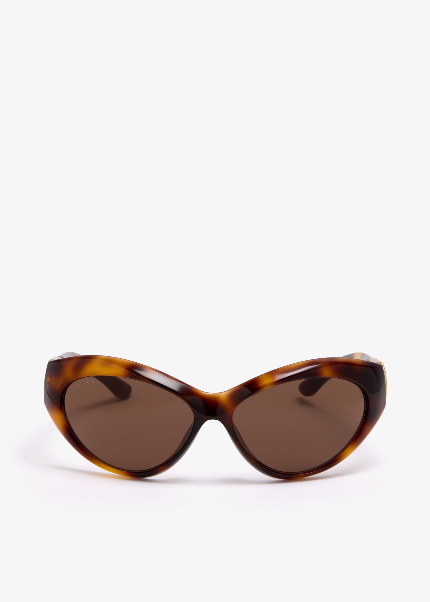 

Cat eye frame sunglasses, Brown