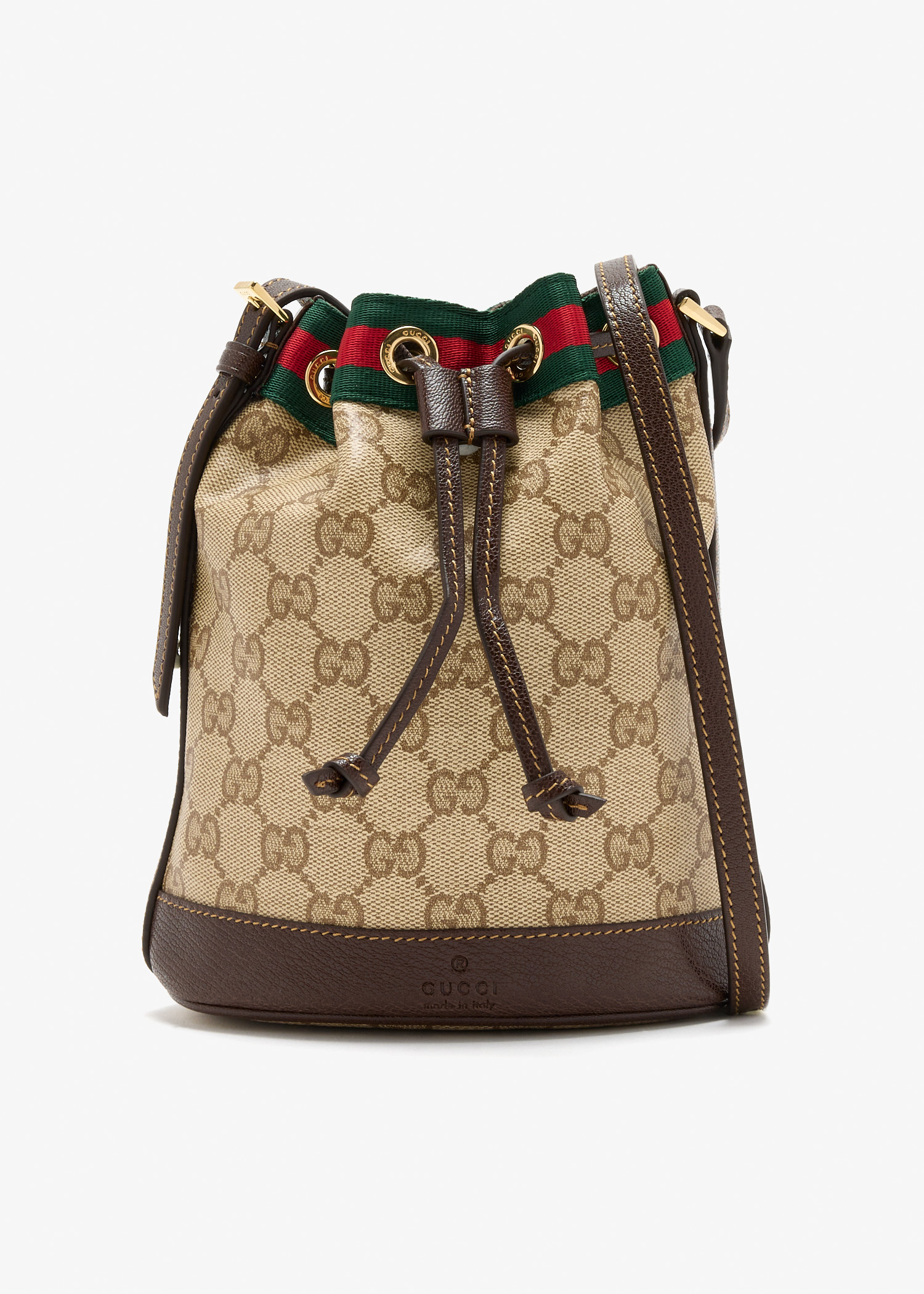 

Web mini bucket bag, Printed