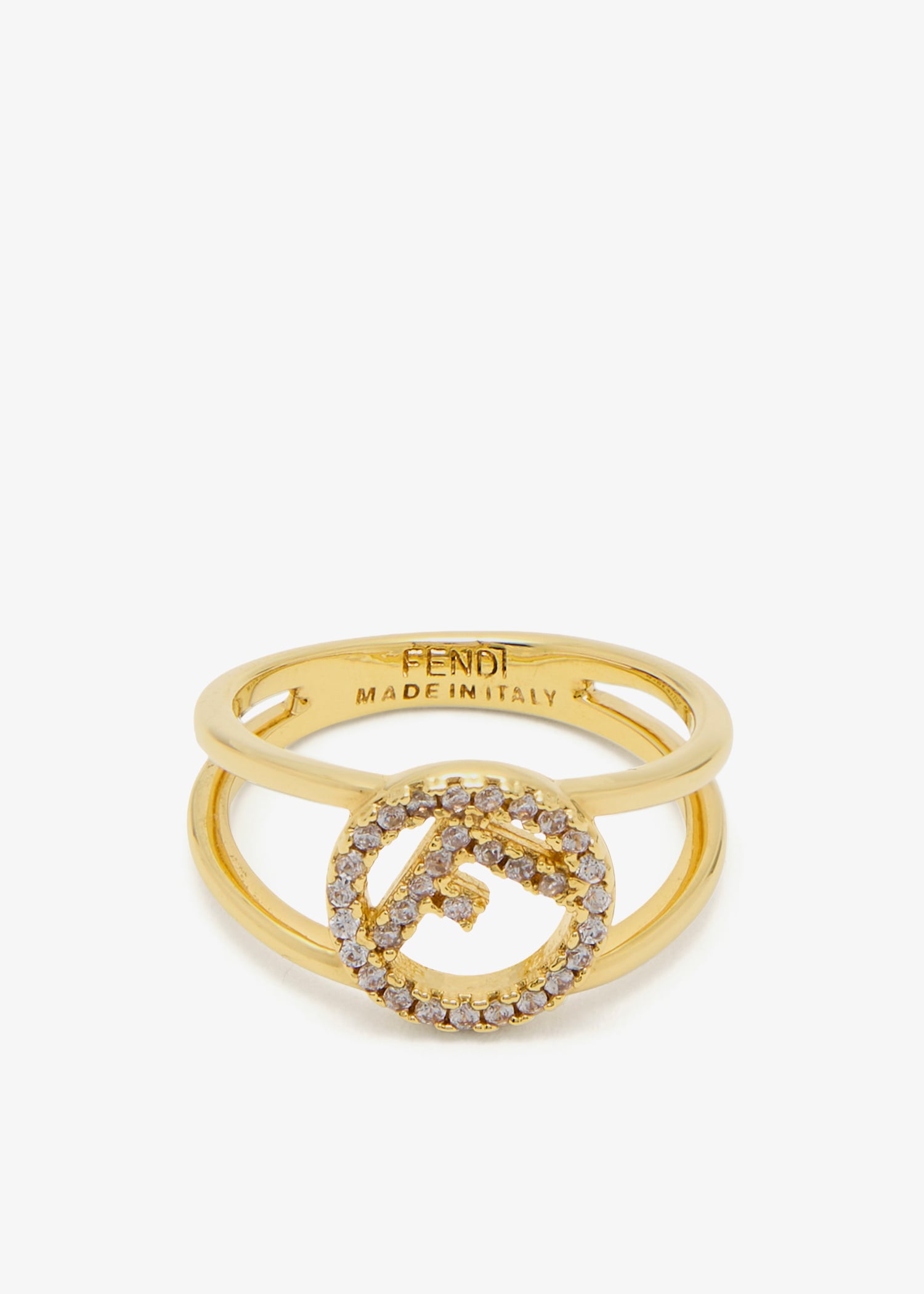 

F Is Fendi ring, Gold