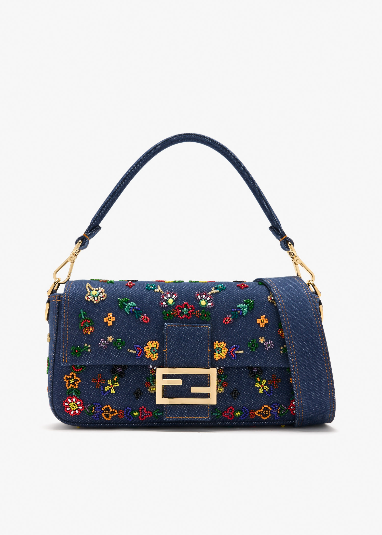 

Baguette shoulder bag, Blue