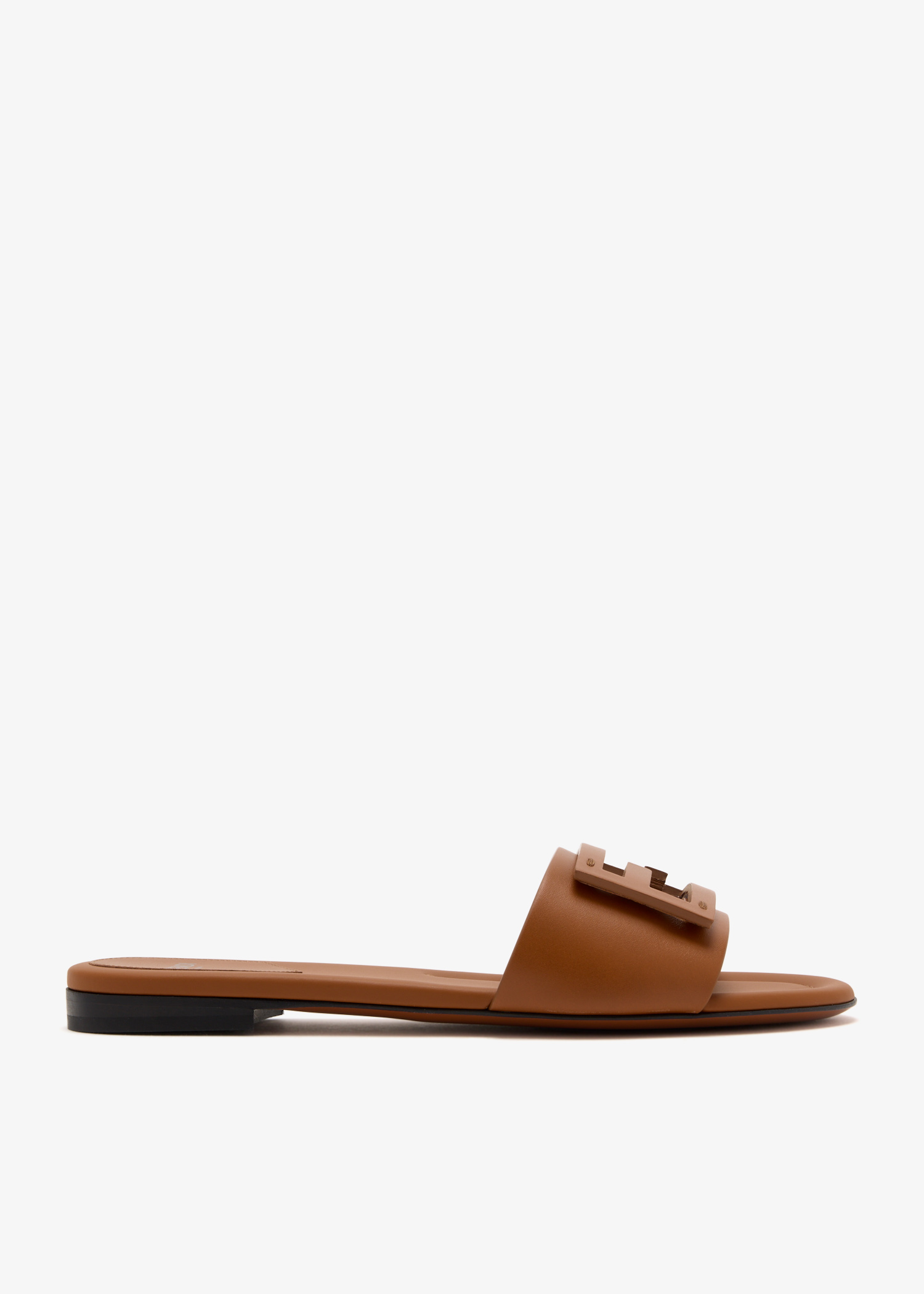 

Baguette slide sandals, Brown