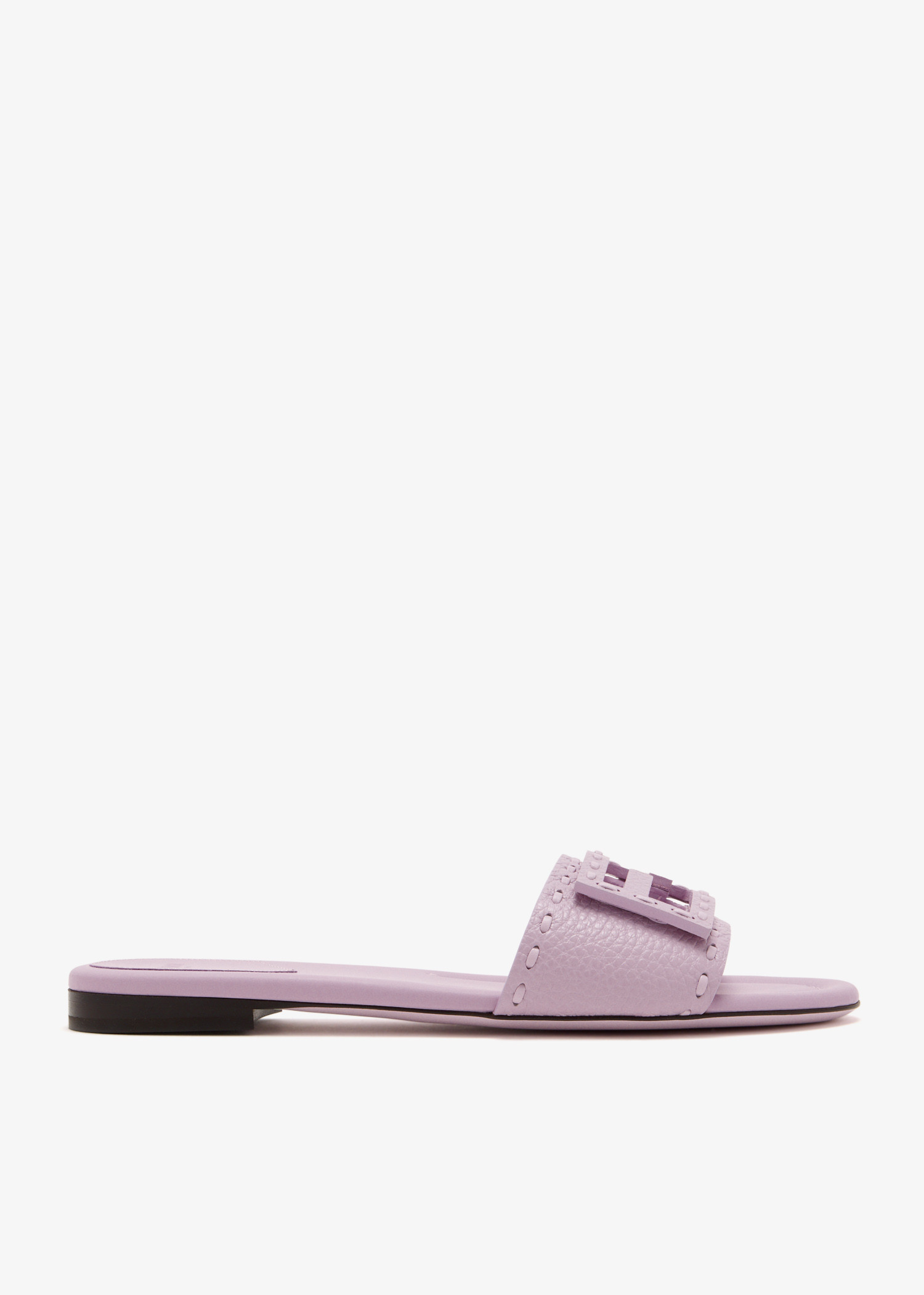 

Baguette slide sandals, Purple