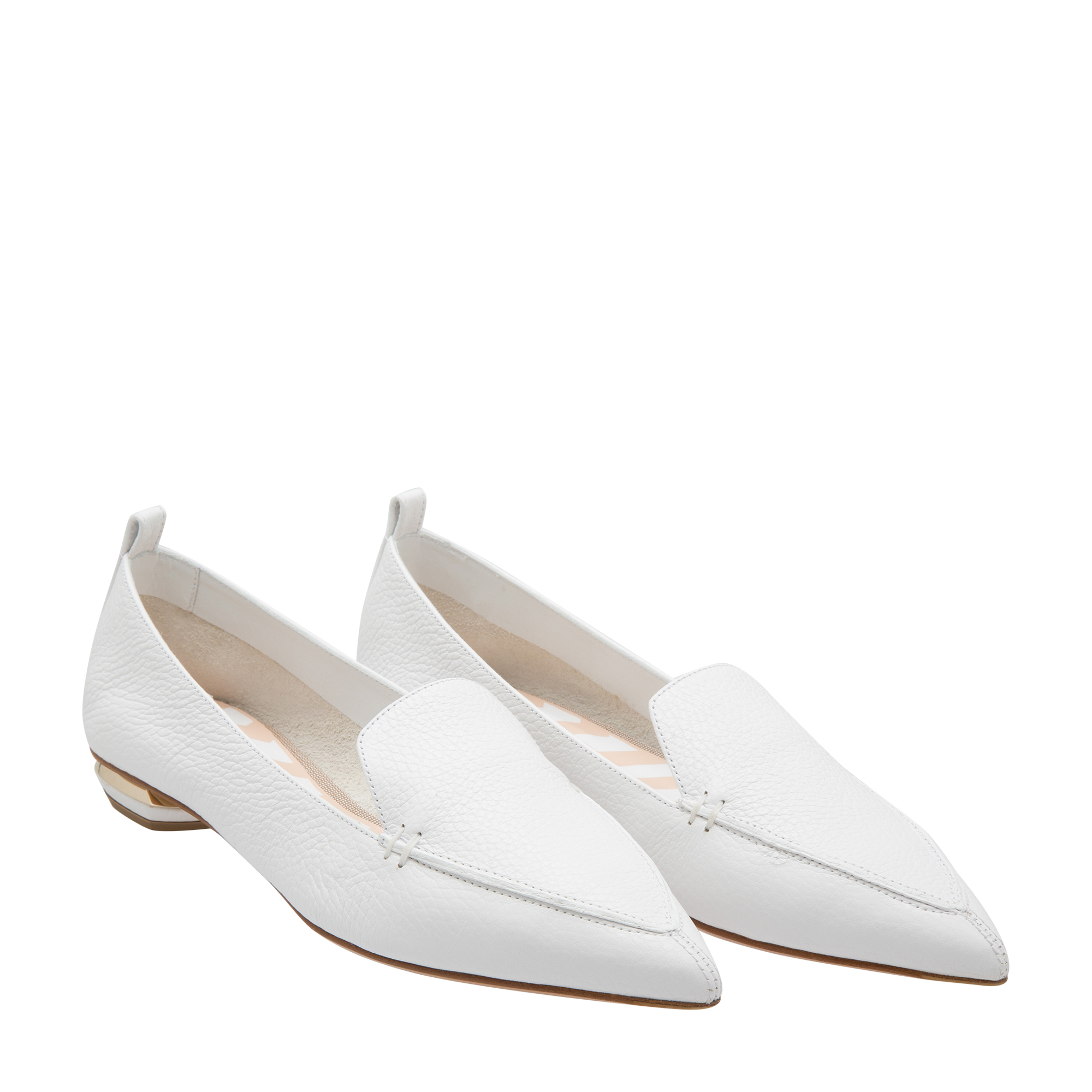

Beya Botalatto leather loafers, White