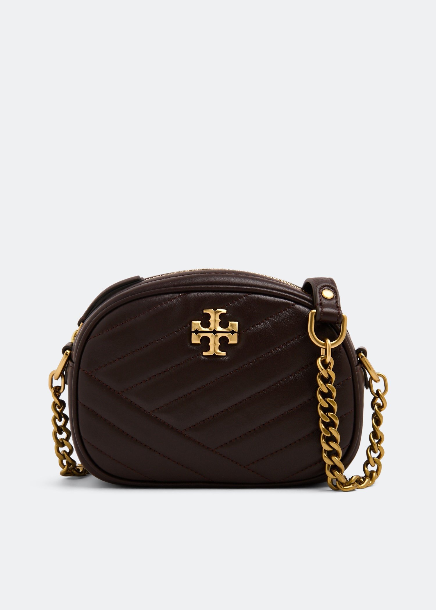 Tory Burch Kira chevron small camera bag for Women Brown in Kuwait Level Shoes