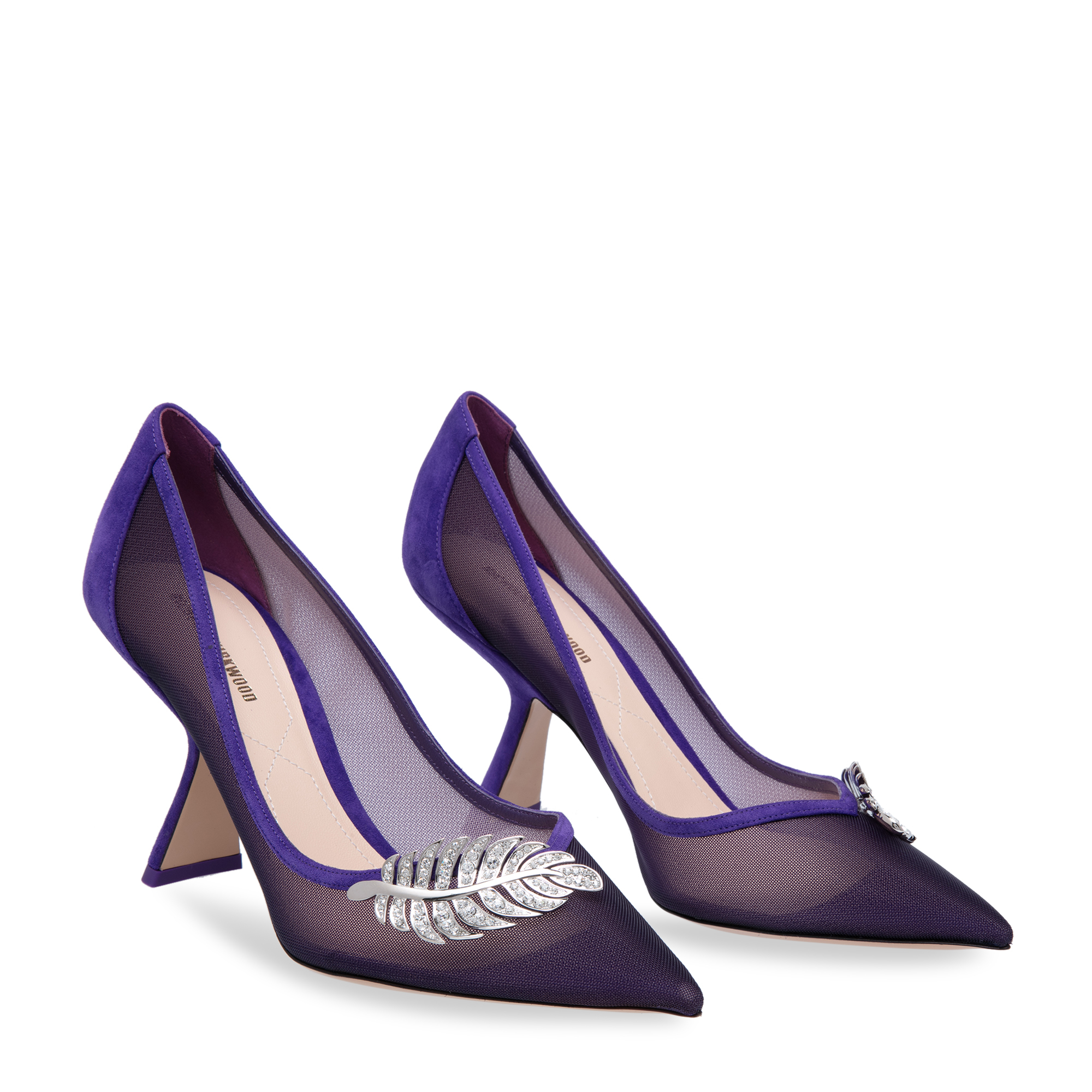 

Monstera pumps, Purple