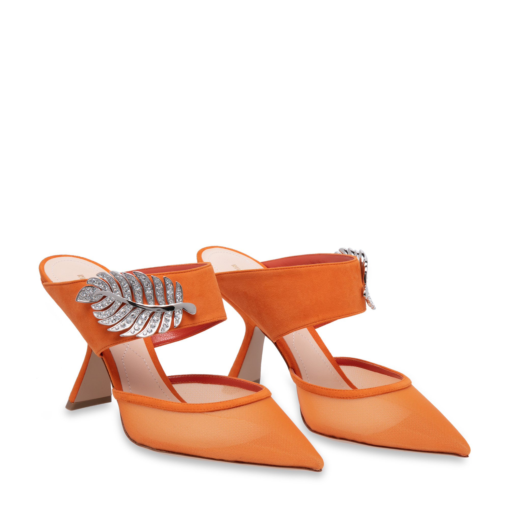 

Monstera mules, Orange
