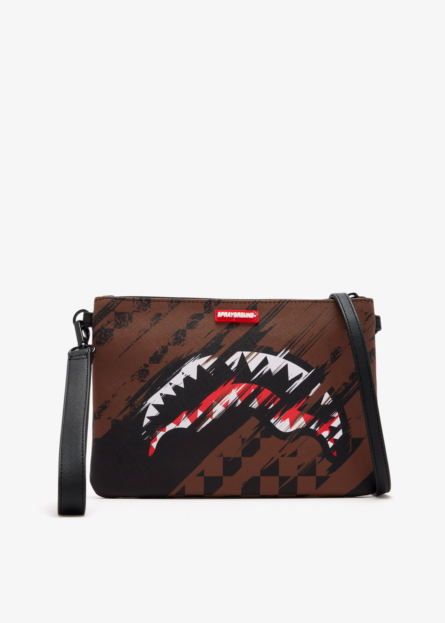 

Smeared Grunge crossbody pouchette, Printed