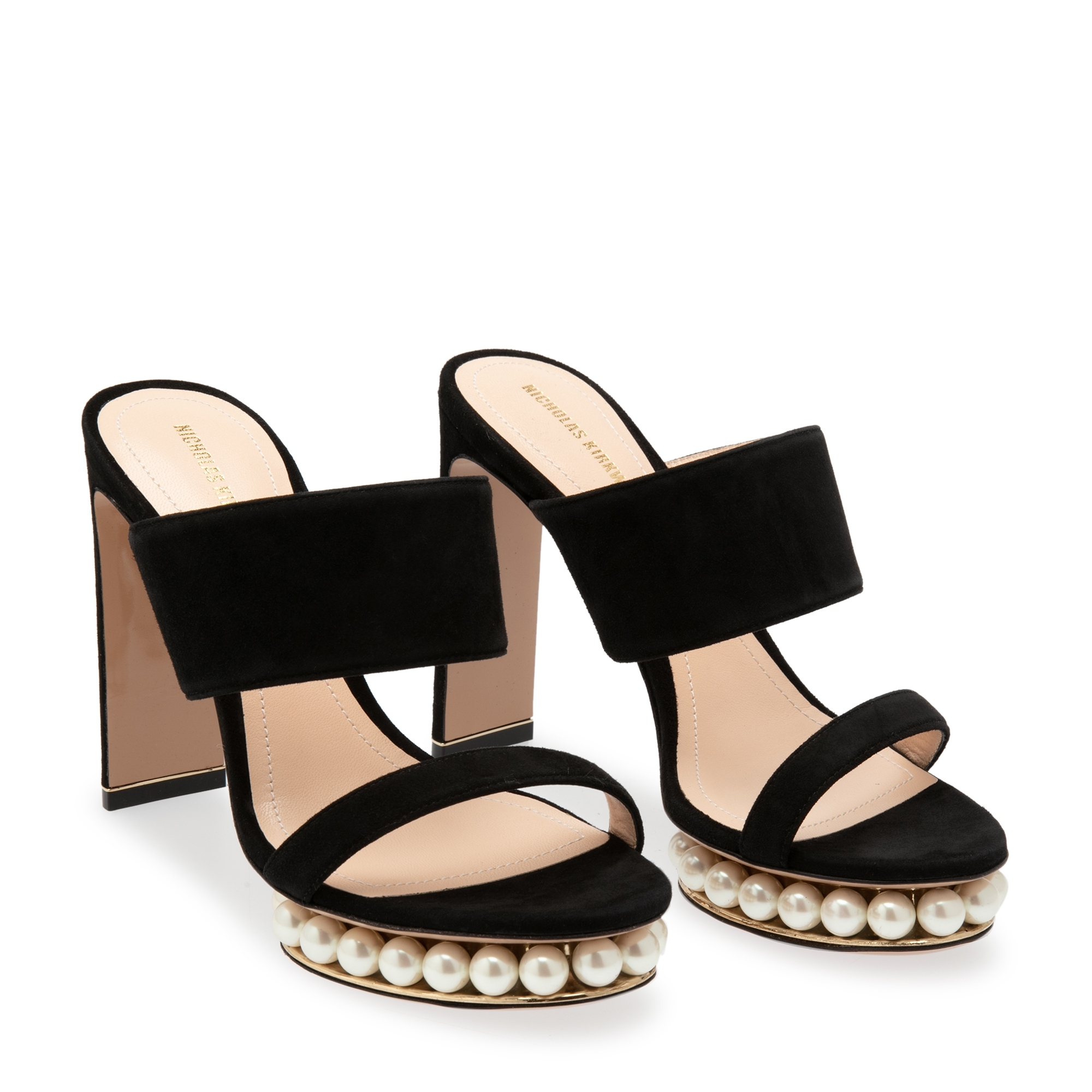 

Casati platform mules, Black