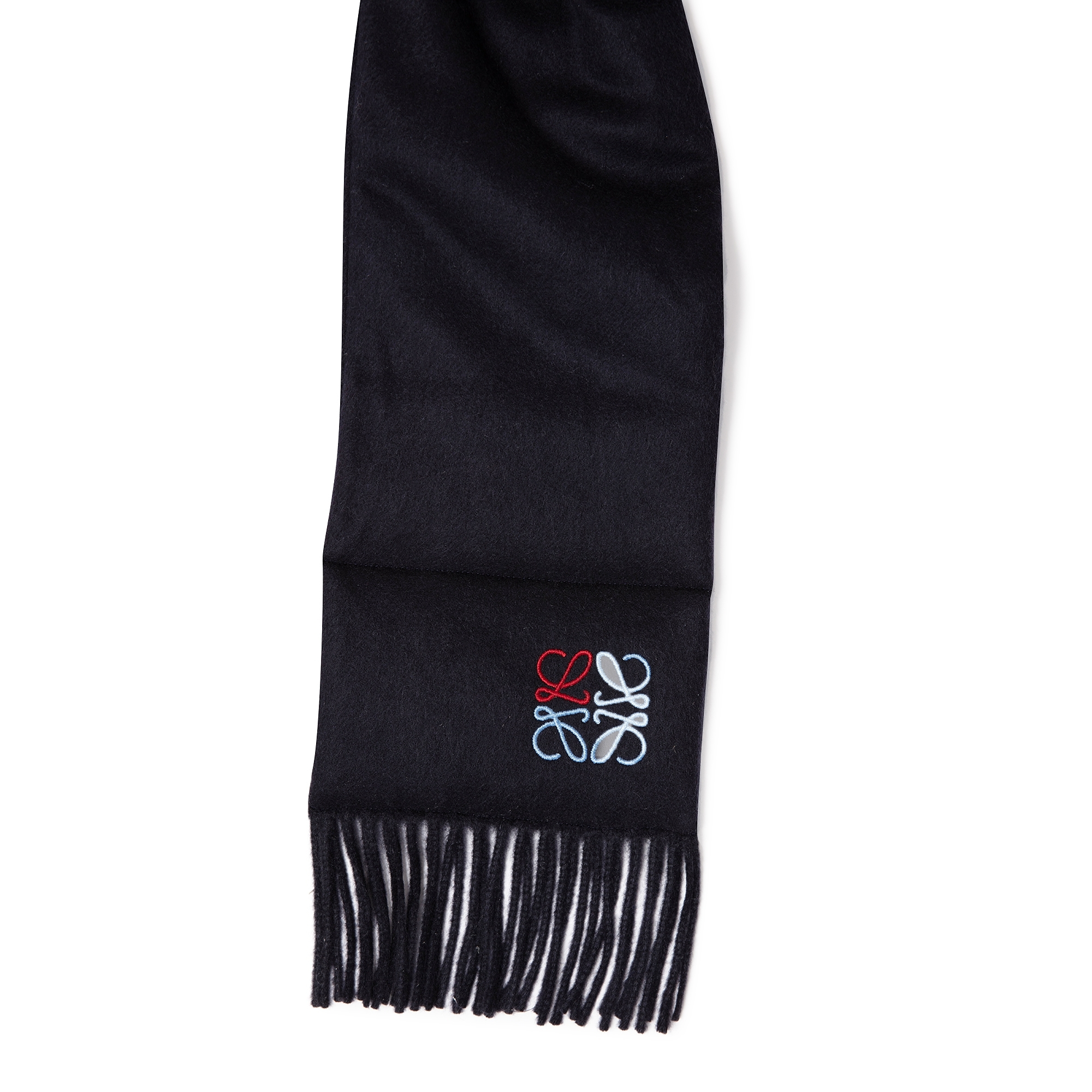 

Padded anagram scarf, Blue