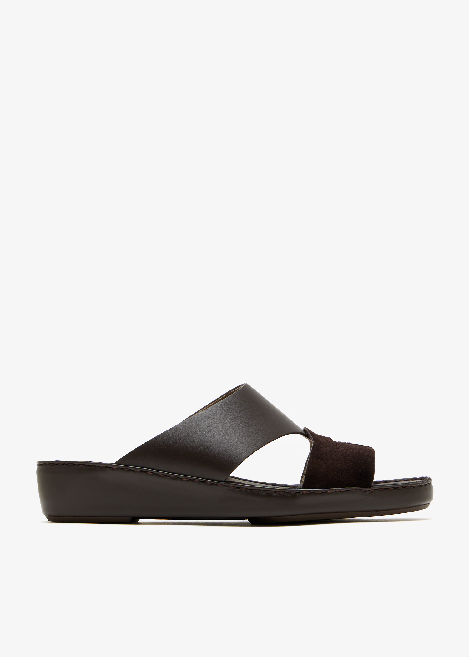 

Envelope Belt sandals, Brown
