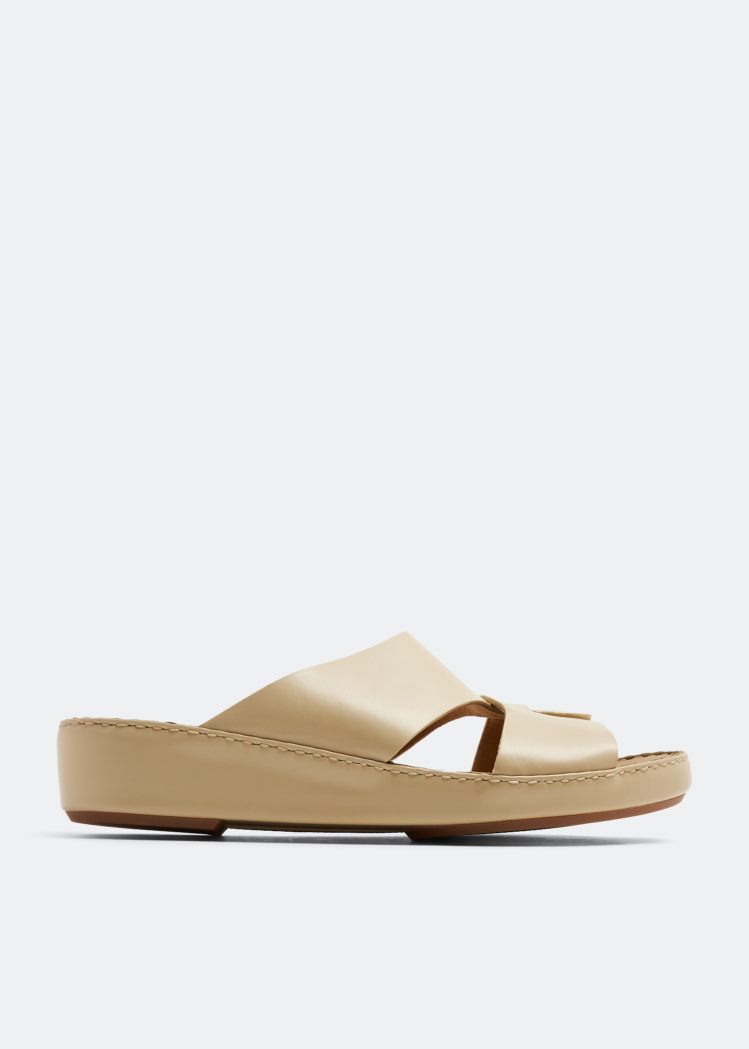 

Envelope Belt sandals, Beige
