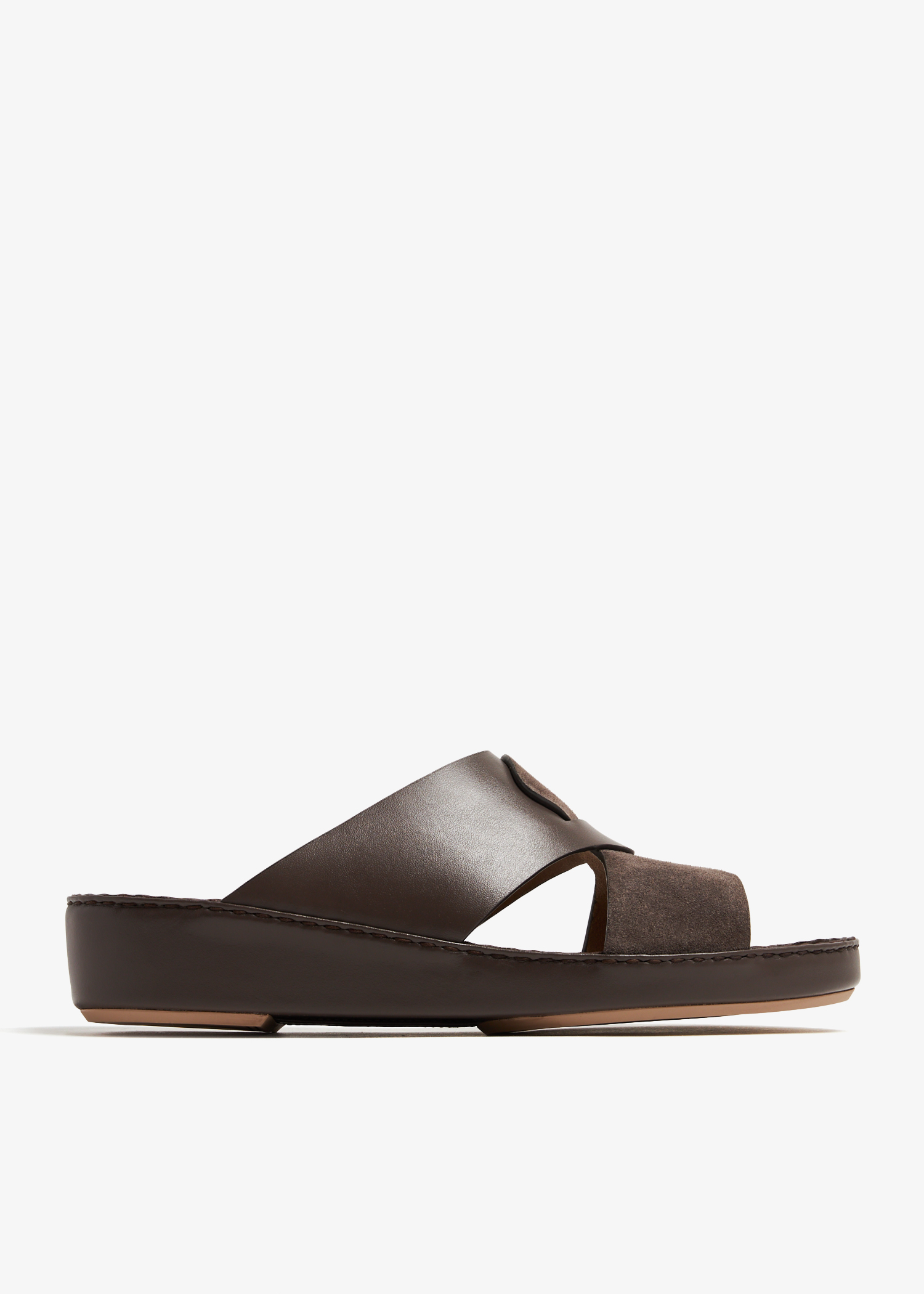 

Envelope Crown sandals, Brown