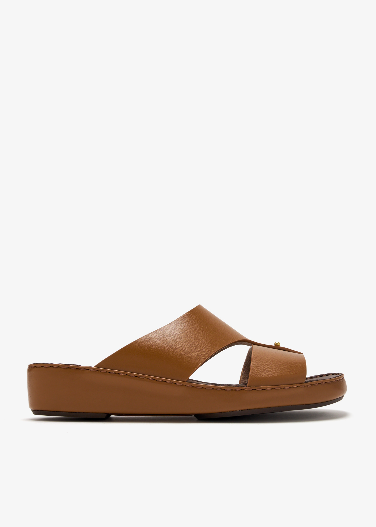 

Knot Belt sandals, Brown