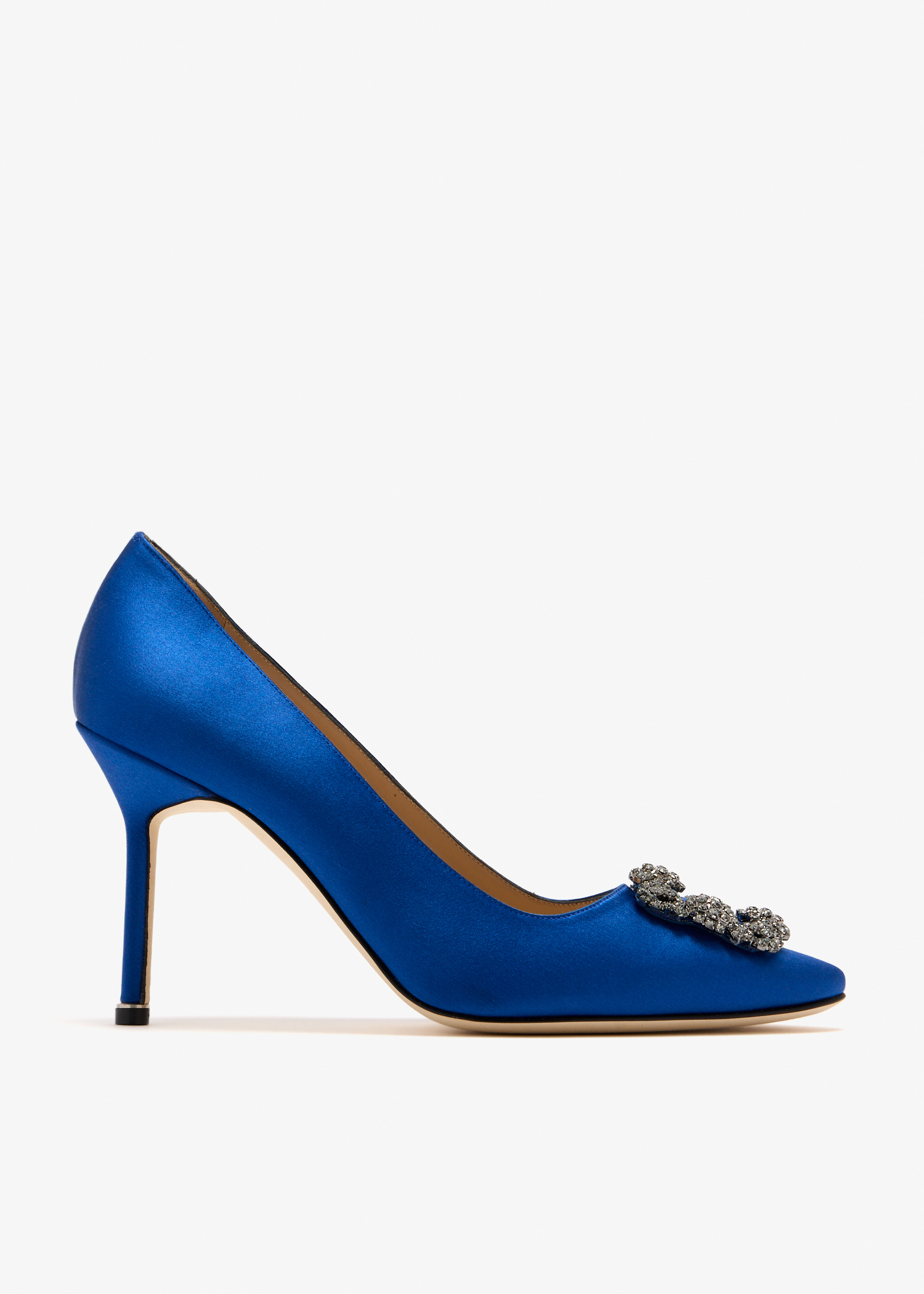 

Hangisi satin pumps, Blue
