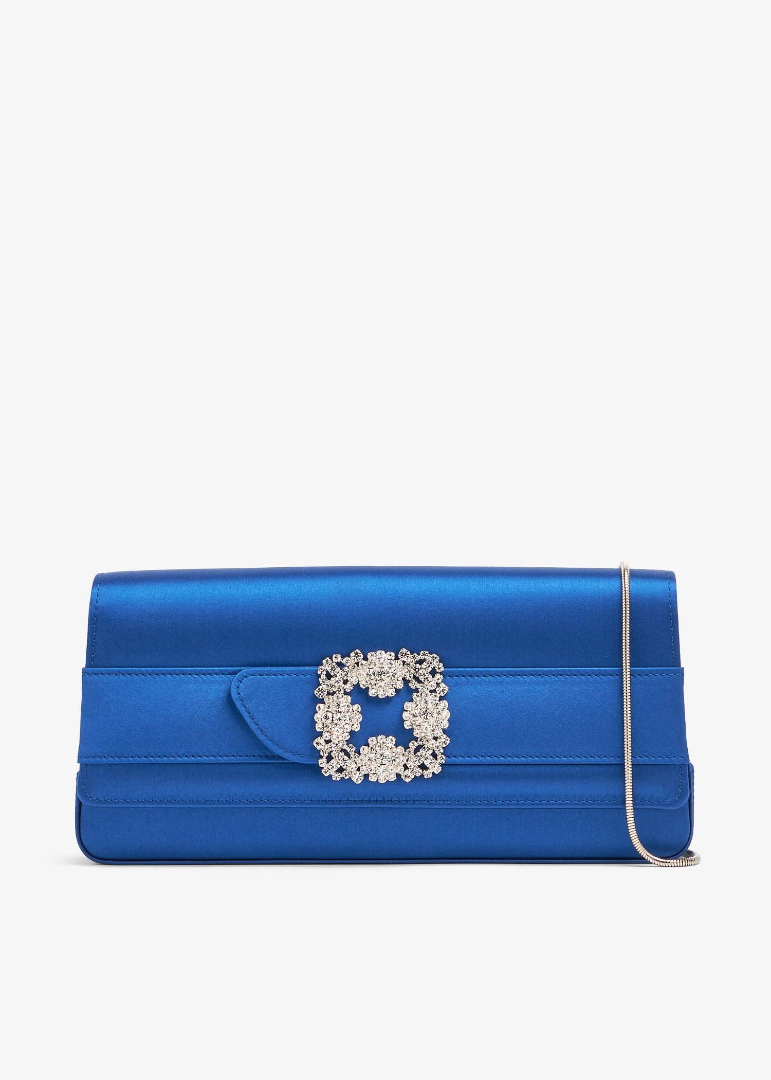 

Gothisi satin clutch, Blue