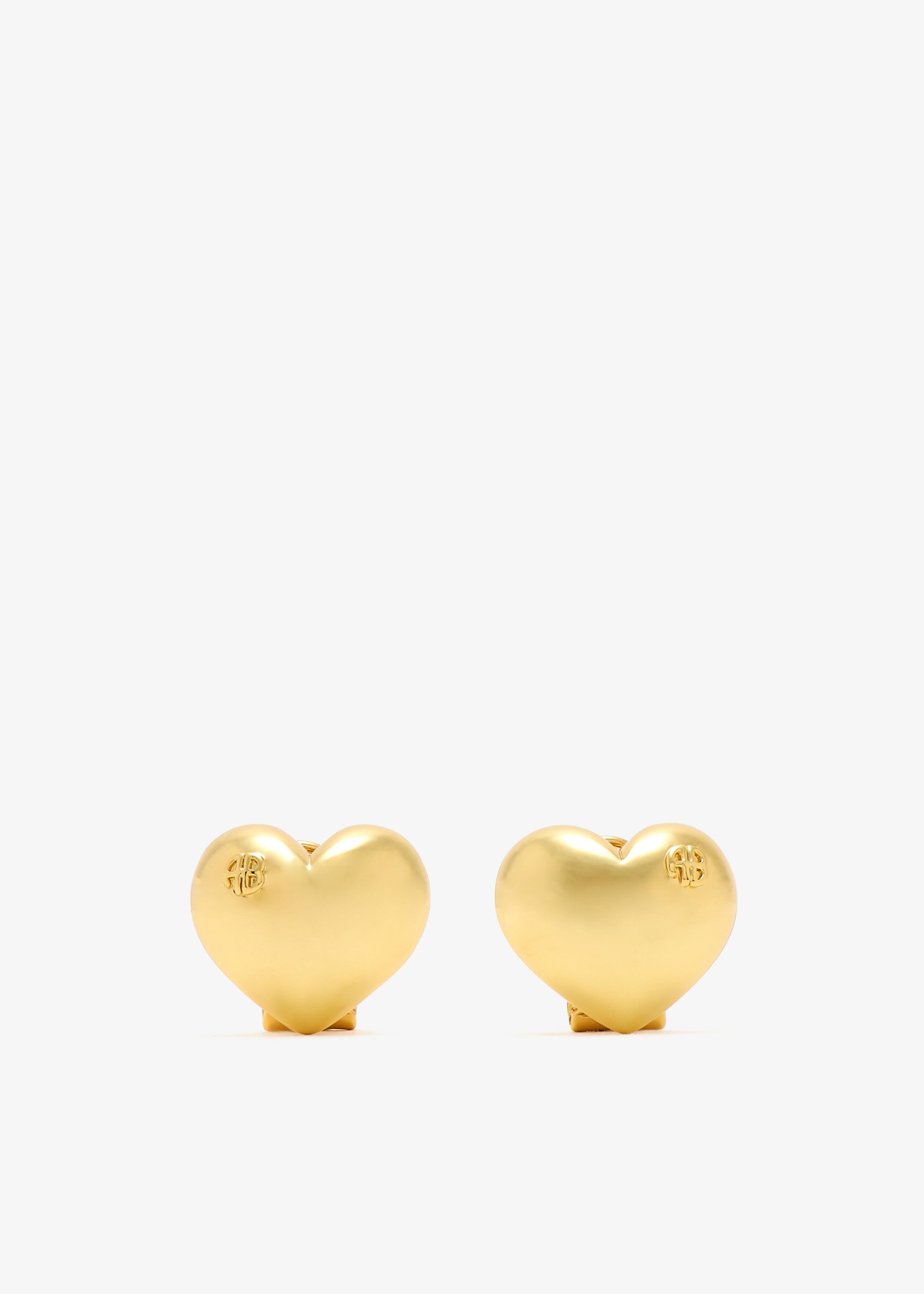 

Heart earrings, Gold