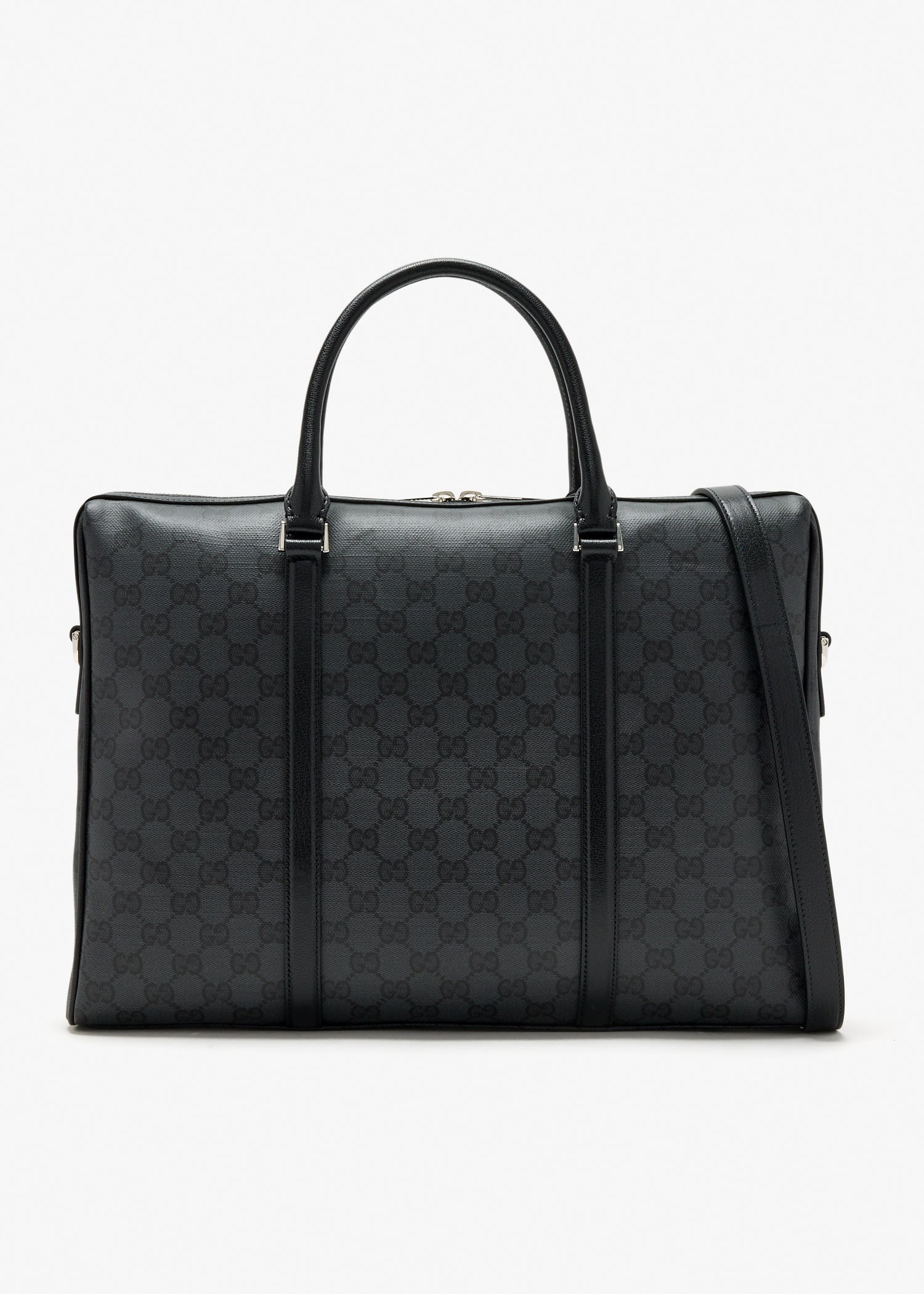 

GG medium briefcase, Black