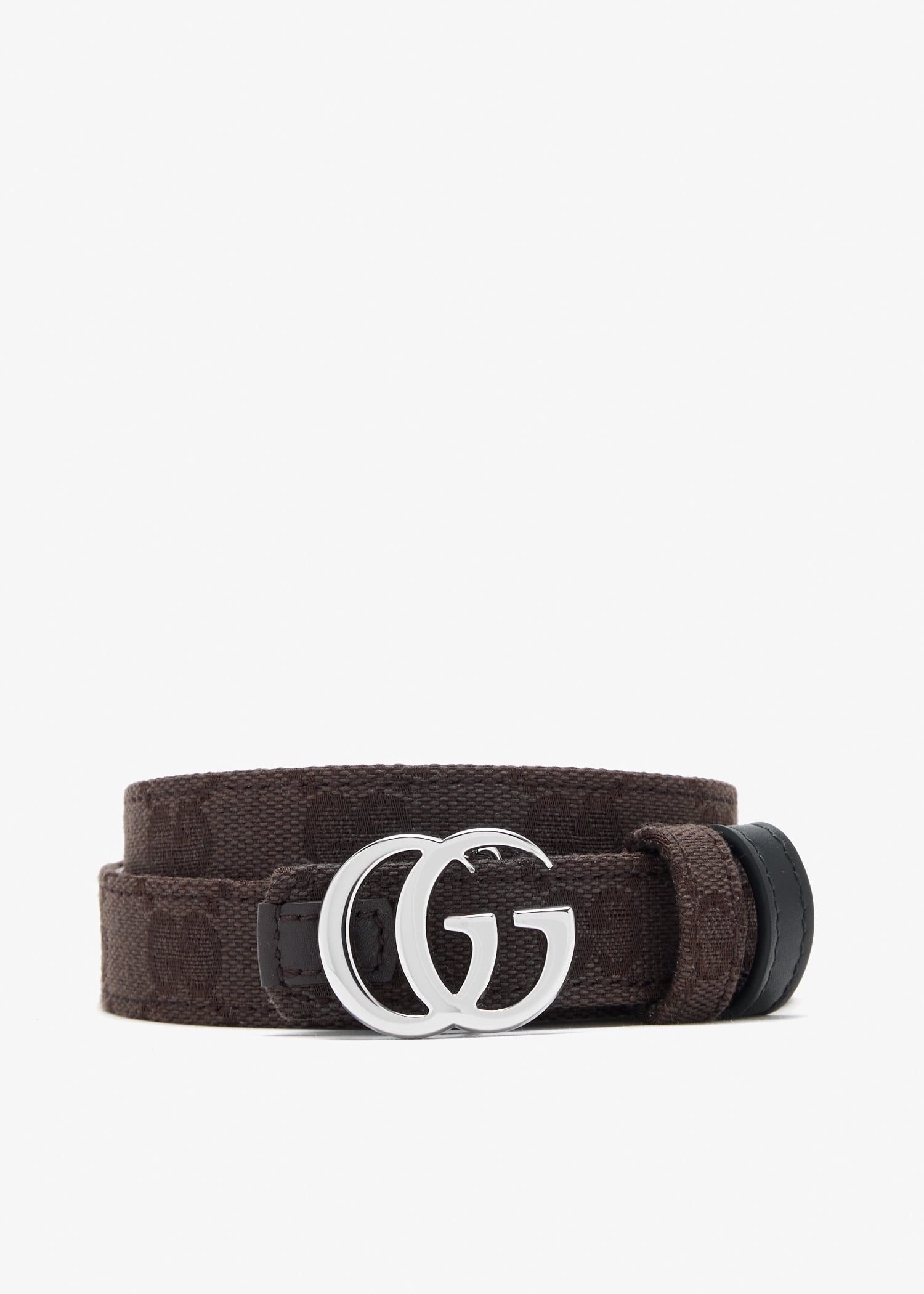 

GG Marmont reversible thin belt, Brown