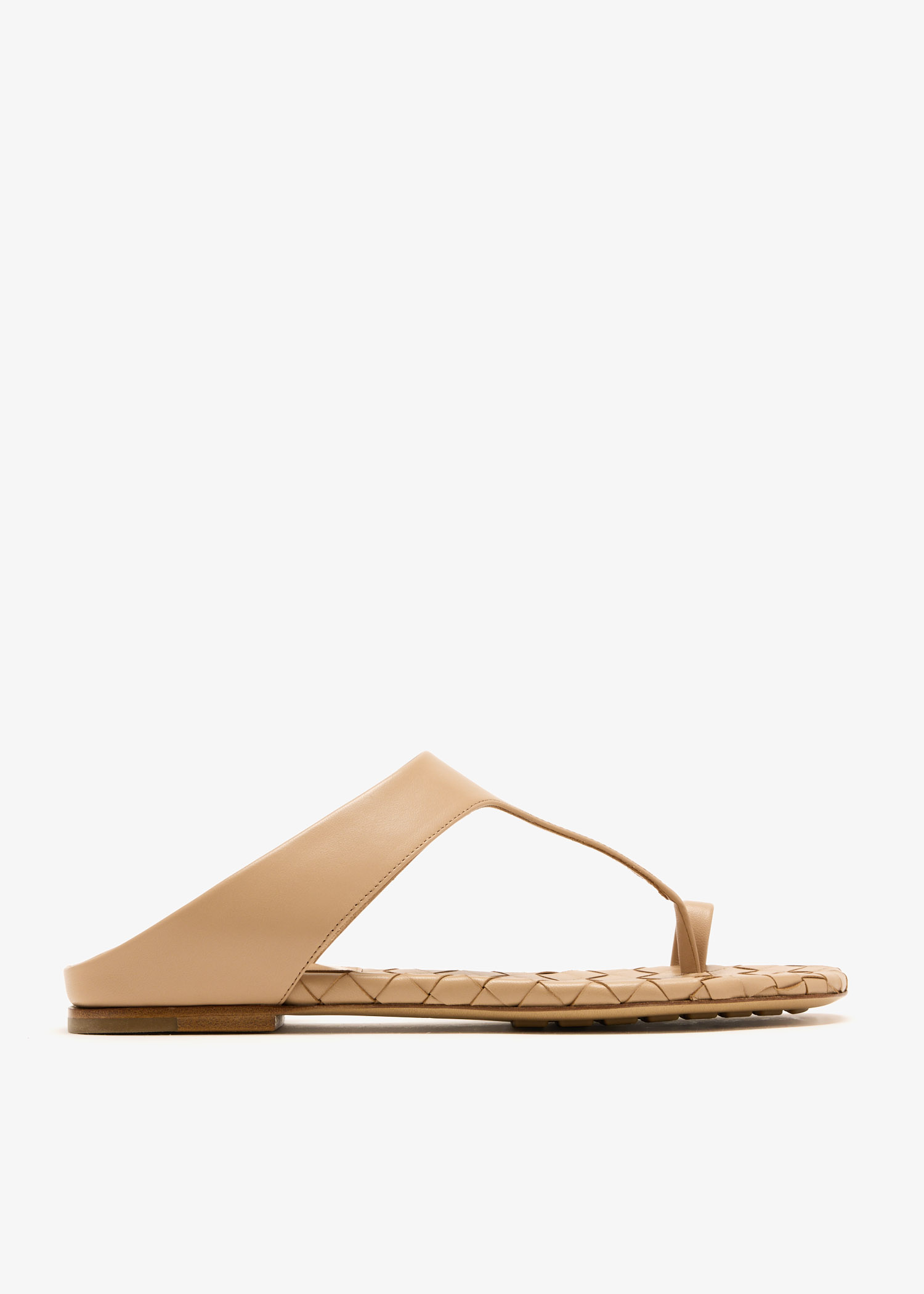 

Livia flat thong sandals, Beige