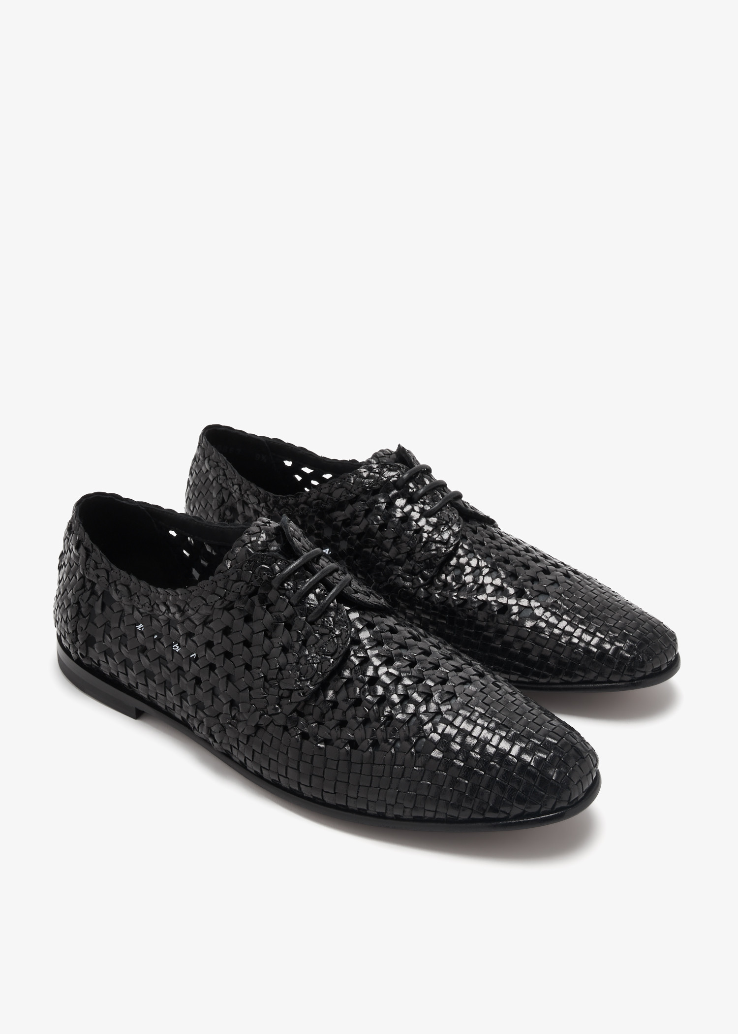 Dolce&Gabbana Polished goatskin derby shoes for Men - Black Dolce&Gabbana Polished goatskin derby shoes for Men - Black