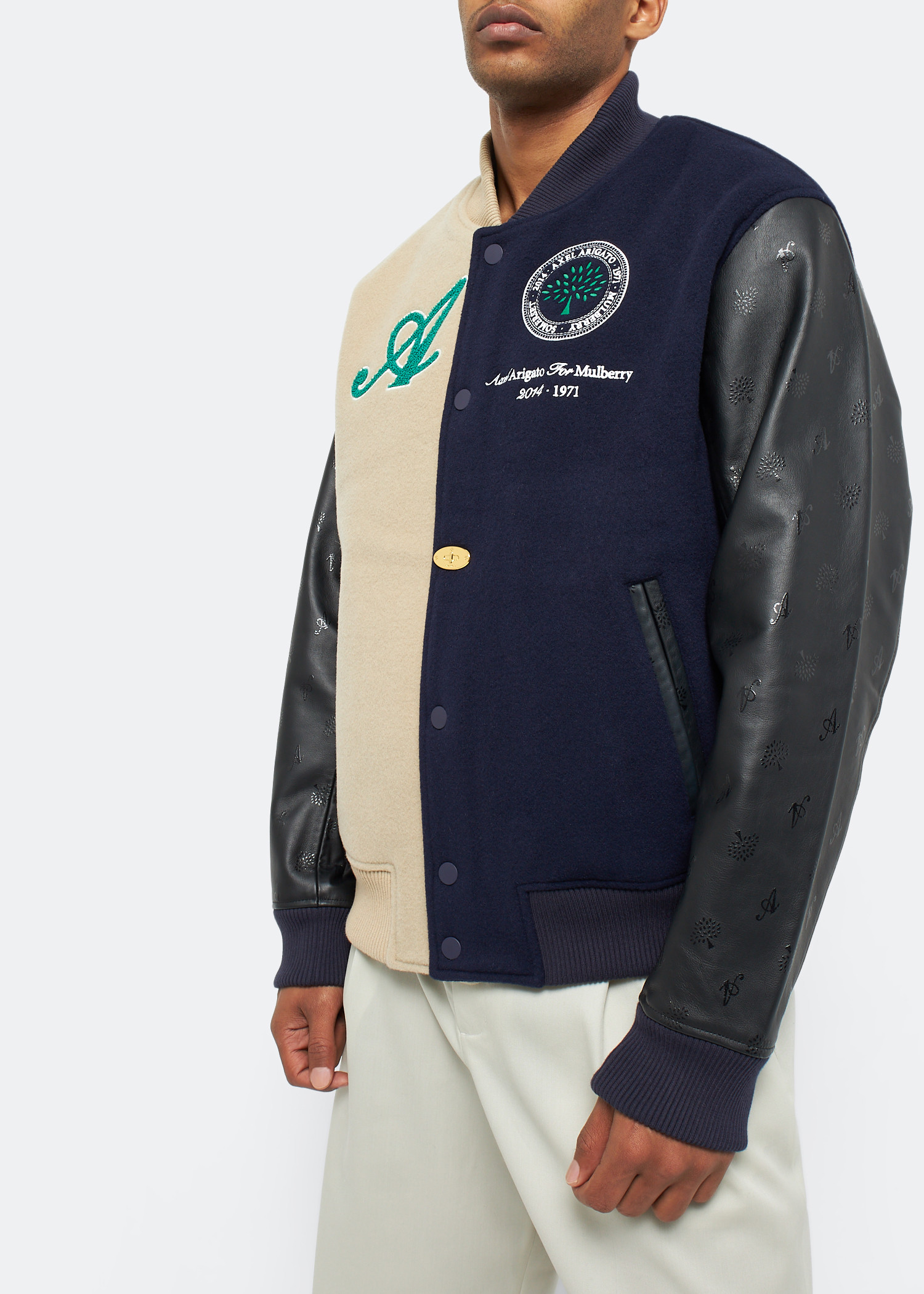 

x Mulberry Bomber jacket, Beige