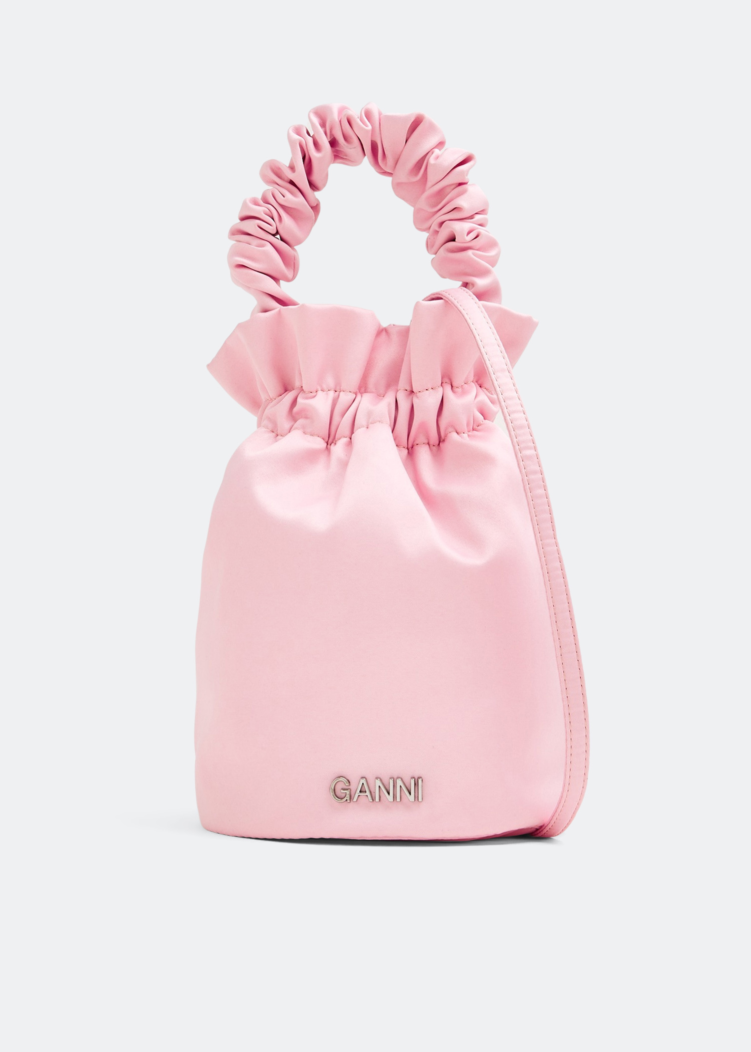 Ganni Occasion top handle bag for Women - Pink in KSA