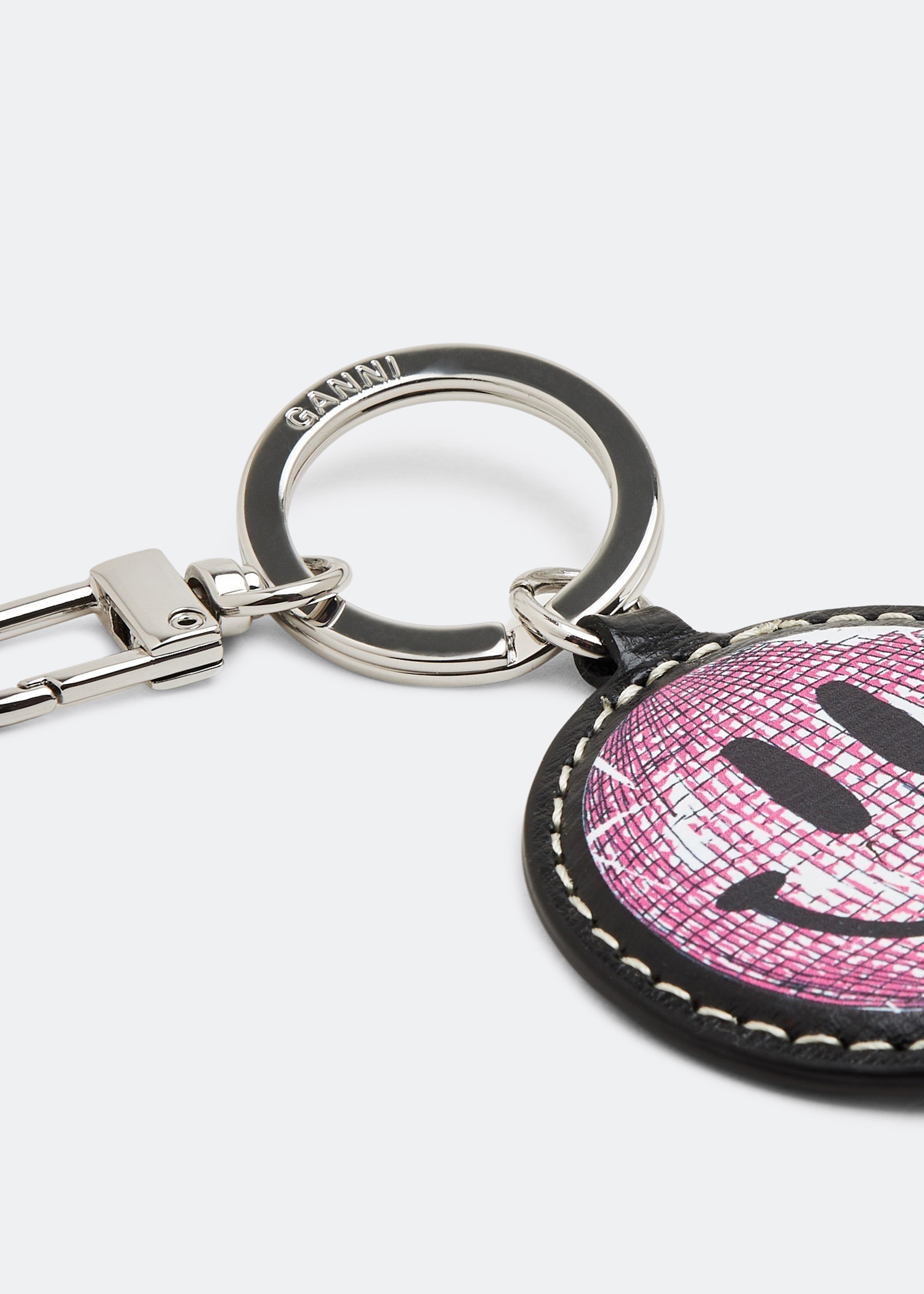 

Banner Smiley keychain, Pink