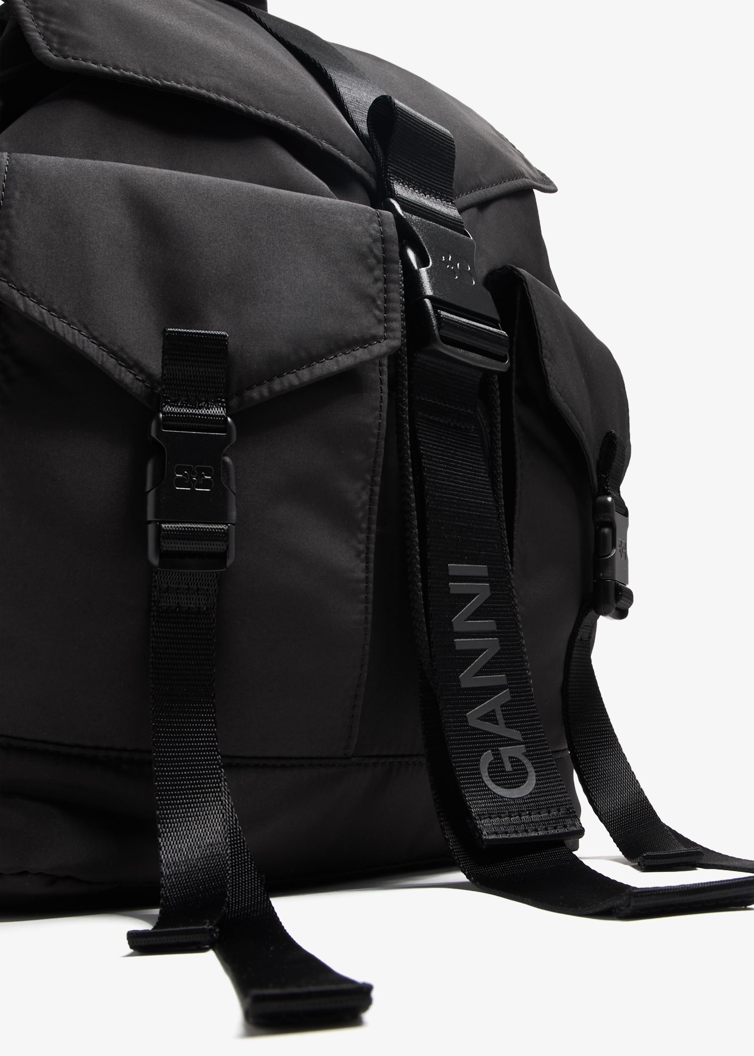 Ganni Recycled tech backpack for Women - Black in UAE Ganni Recycled tech backpack for Women - Black in UAE