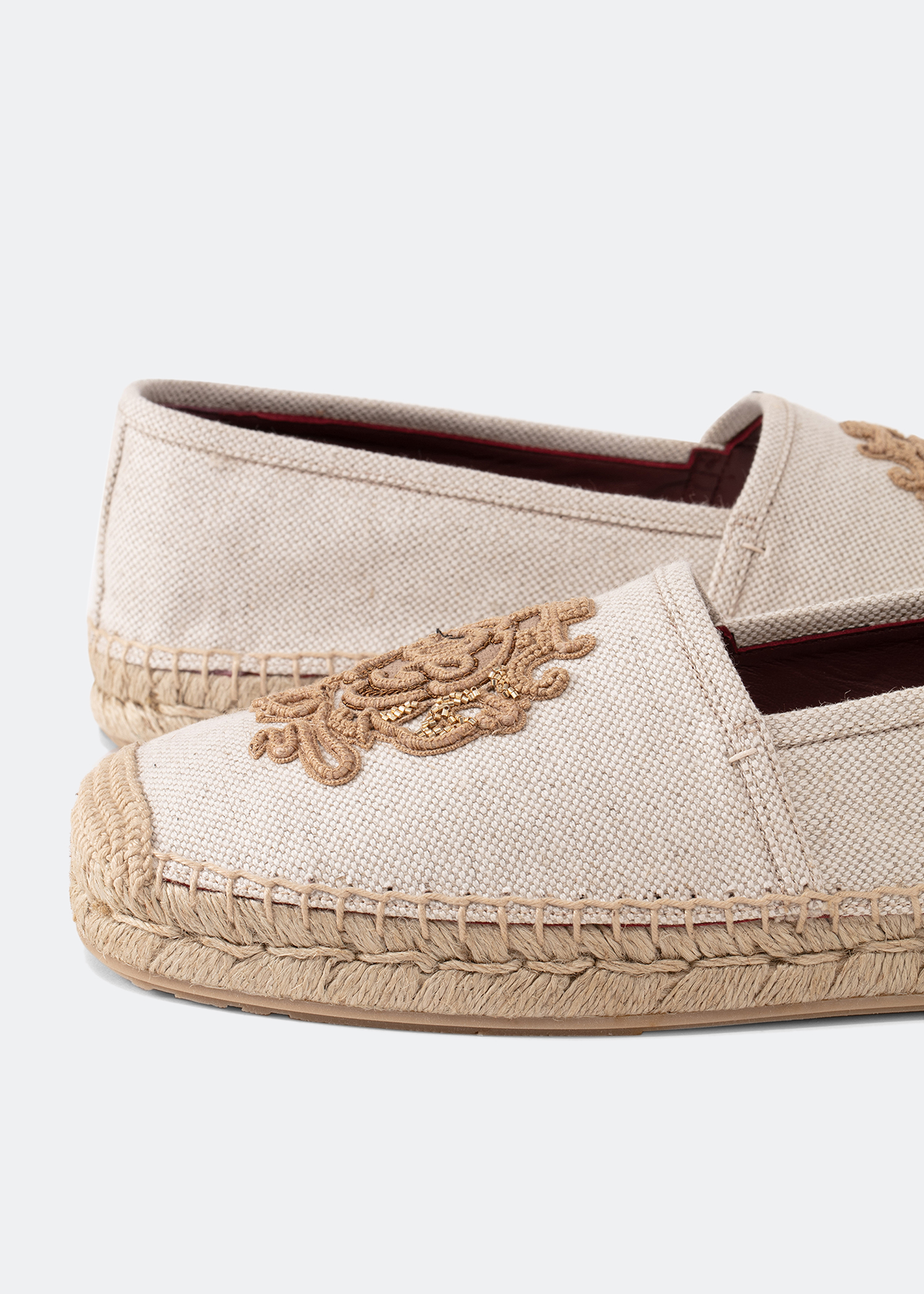 

Canvas espadrilles, Beige