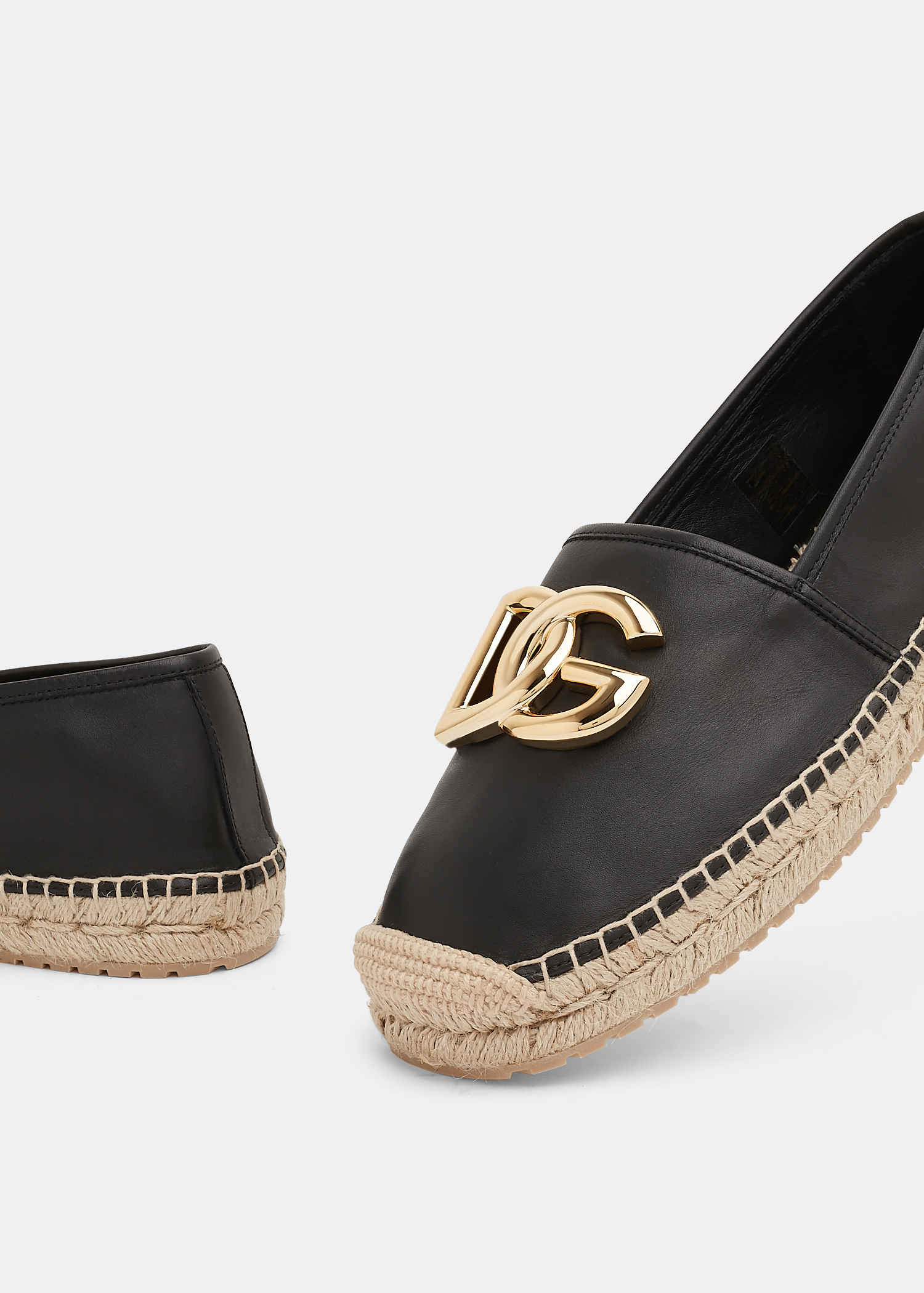 

Leather espadrilles, Black