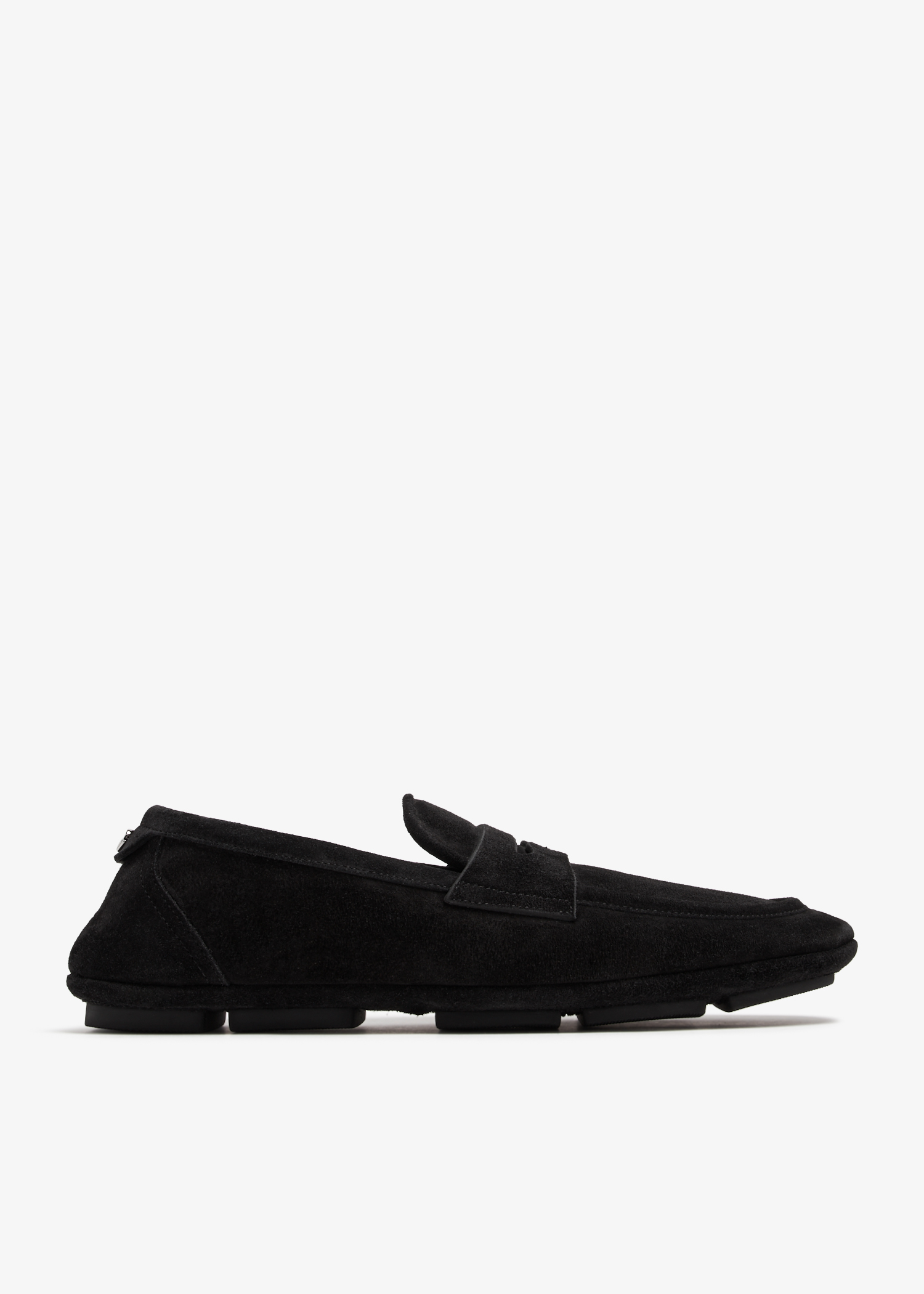 

Suede drivers, Black