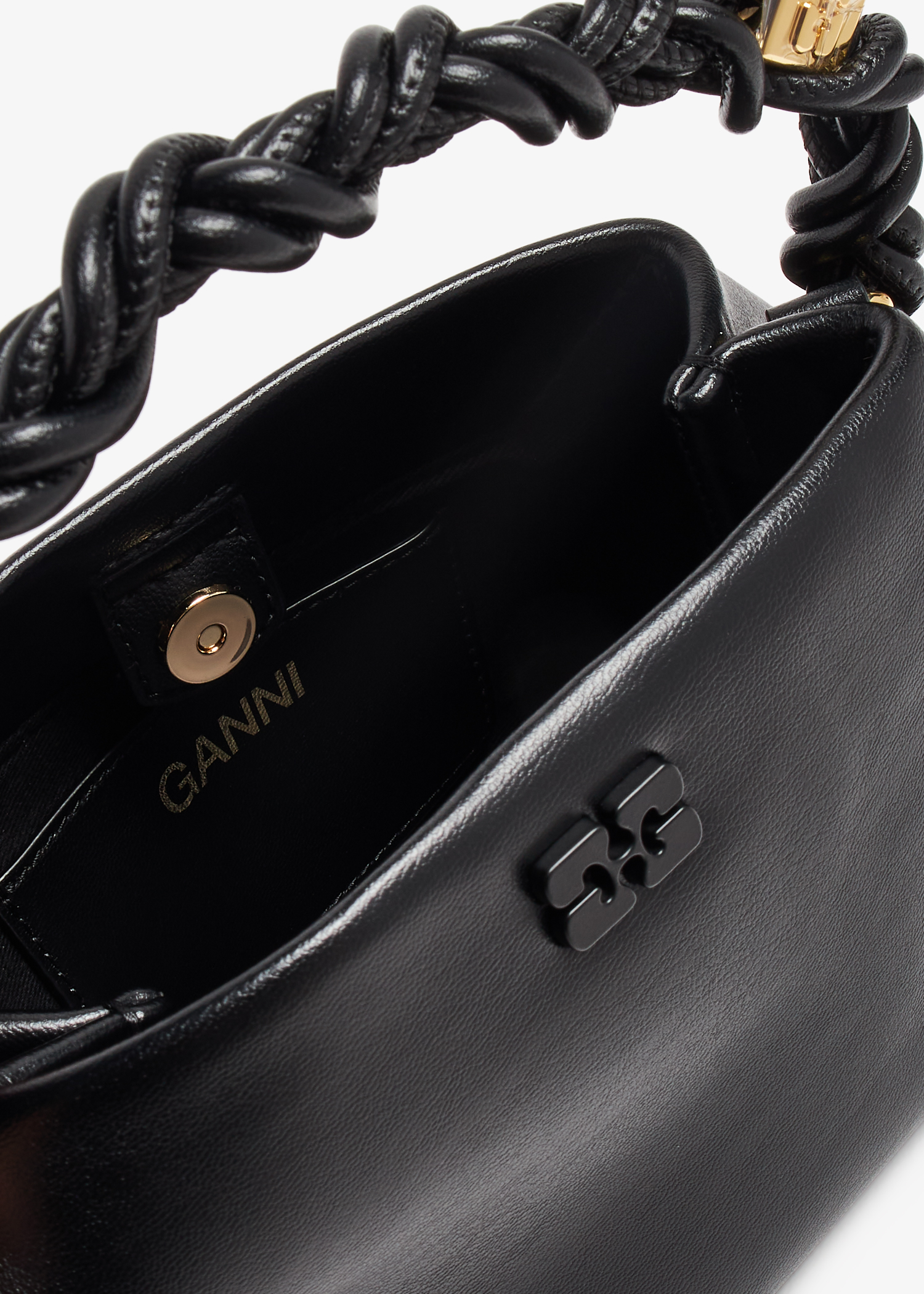 Ganni Mini GANNI Bou bag for Women - Black in UAE | Level Shoes