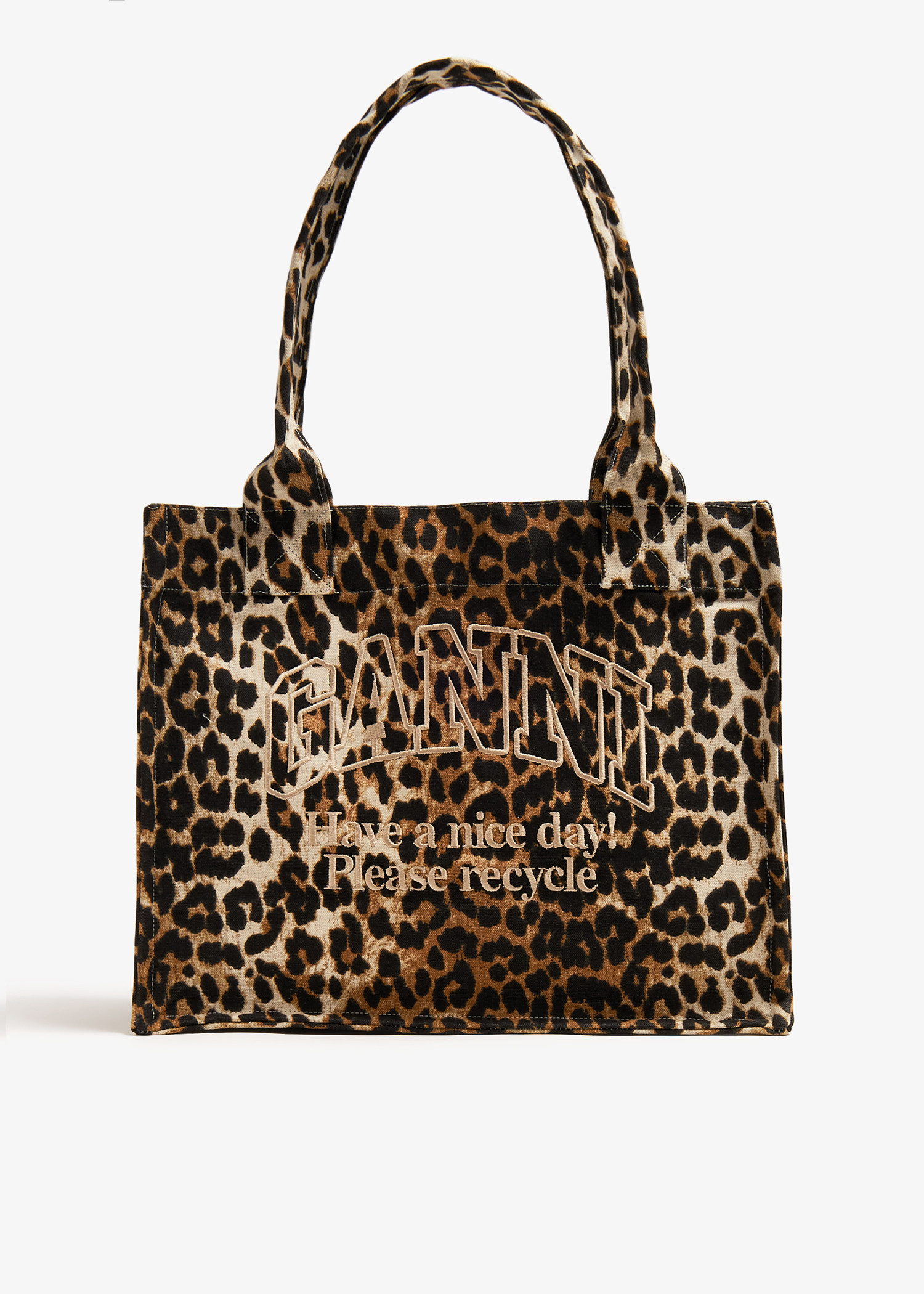 

Large easy shopper tote bag, Animal printed