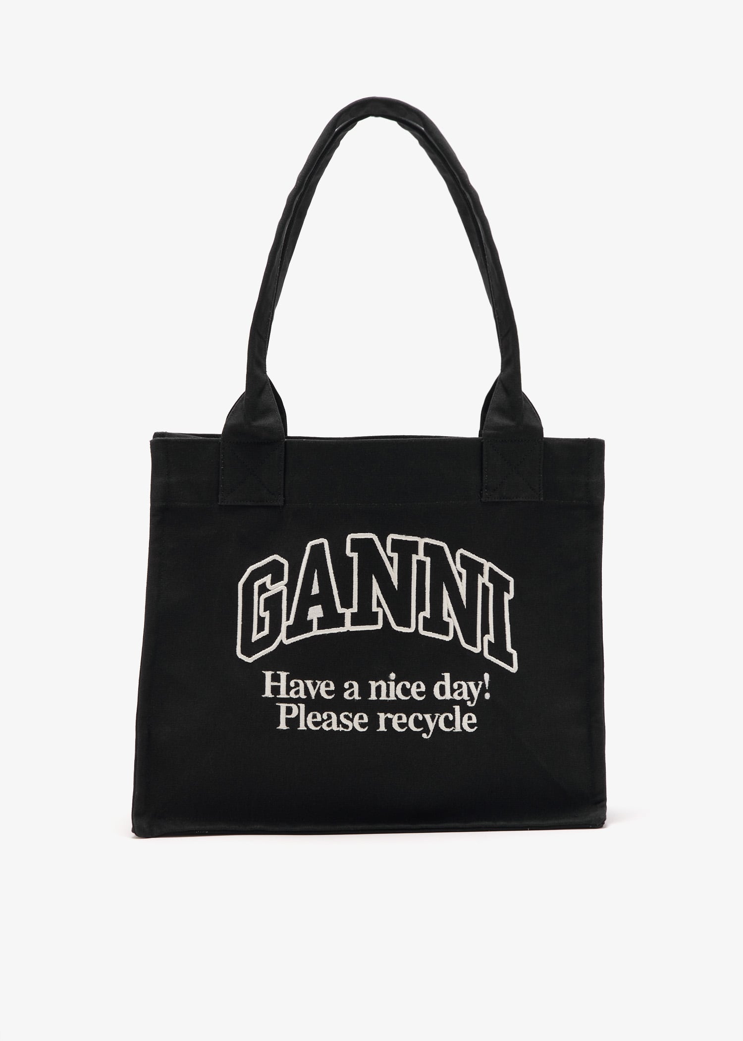 

Large easy shopper tote bag, Black