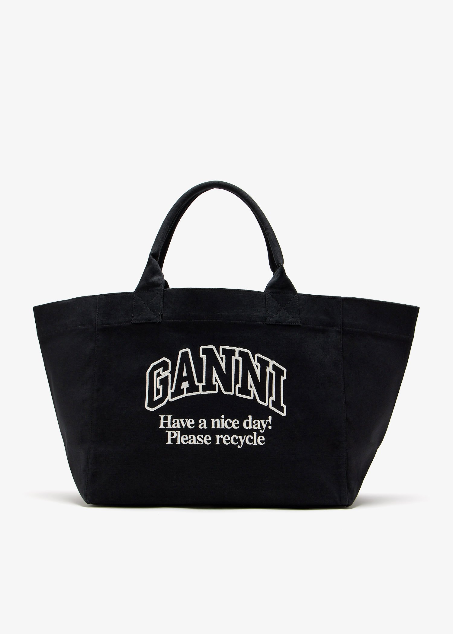 

Oversized tote bag, Black