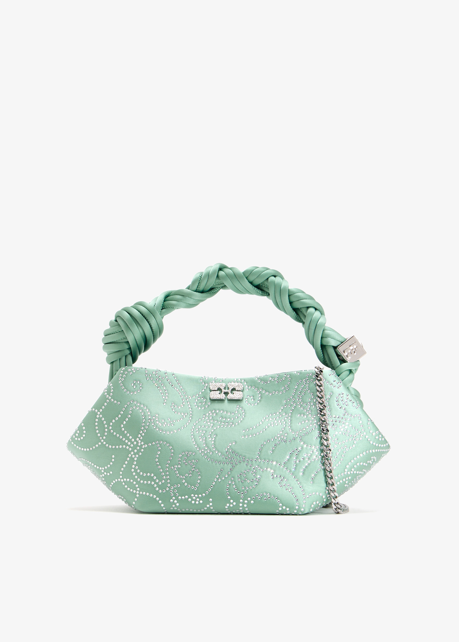 

Mini GANNI Bou bag, Green