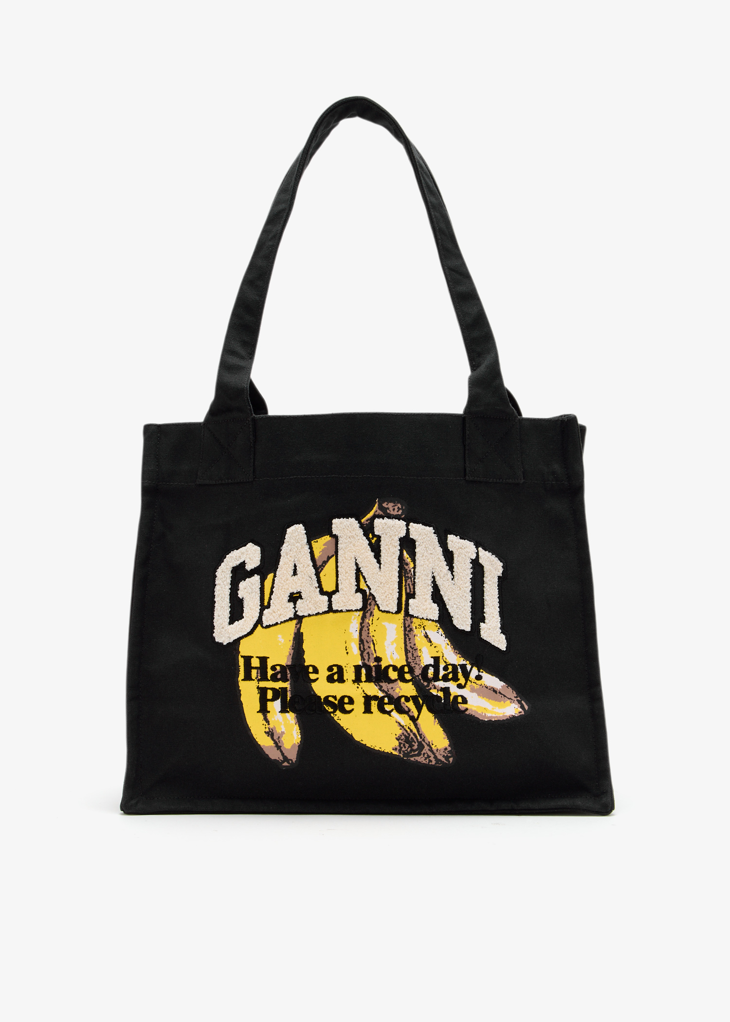 

Large easy shopper tote bag, Black