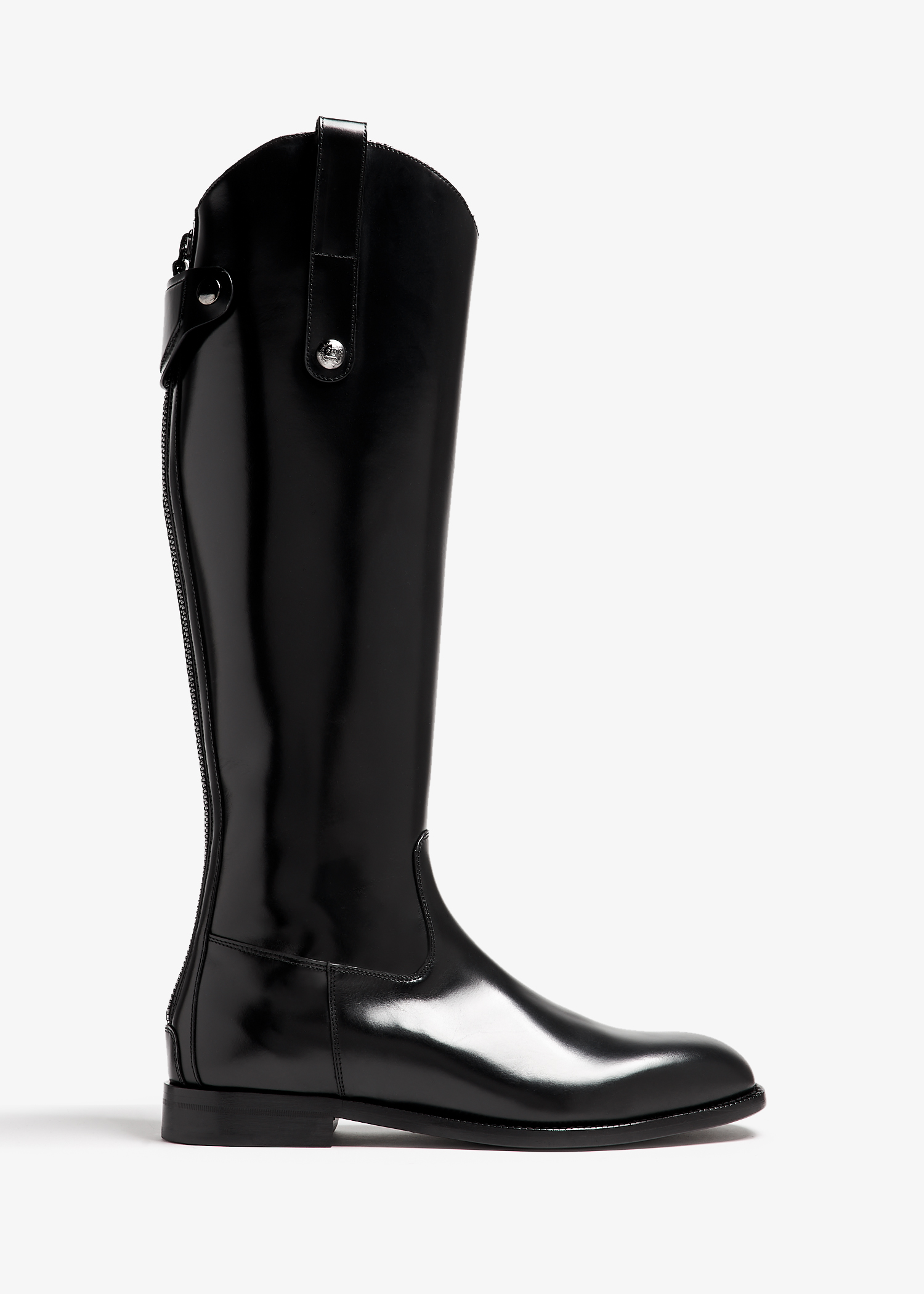 

Leather riding boots, Black