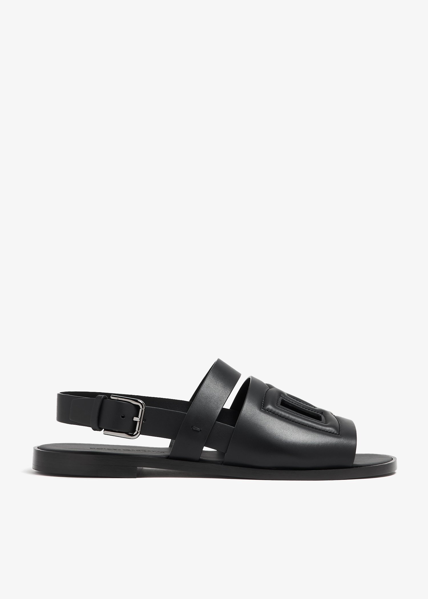 

Calfskin sandals, Black
