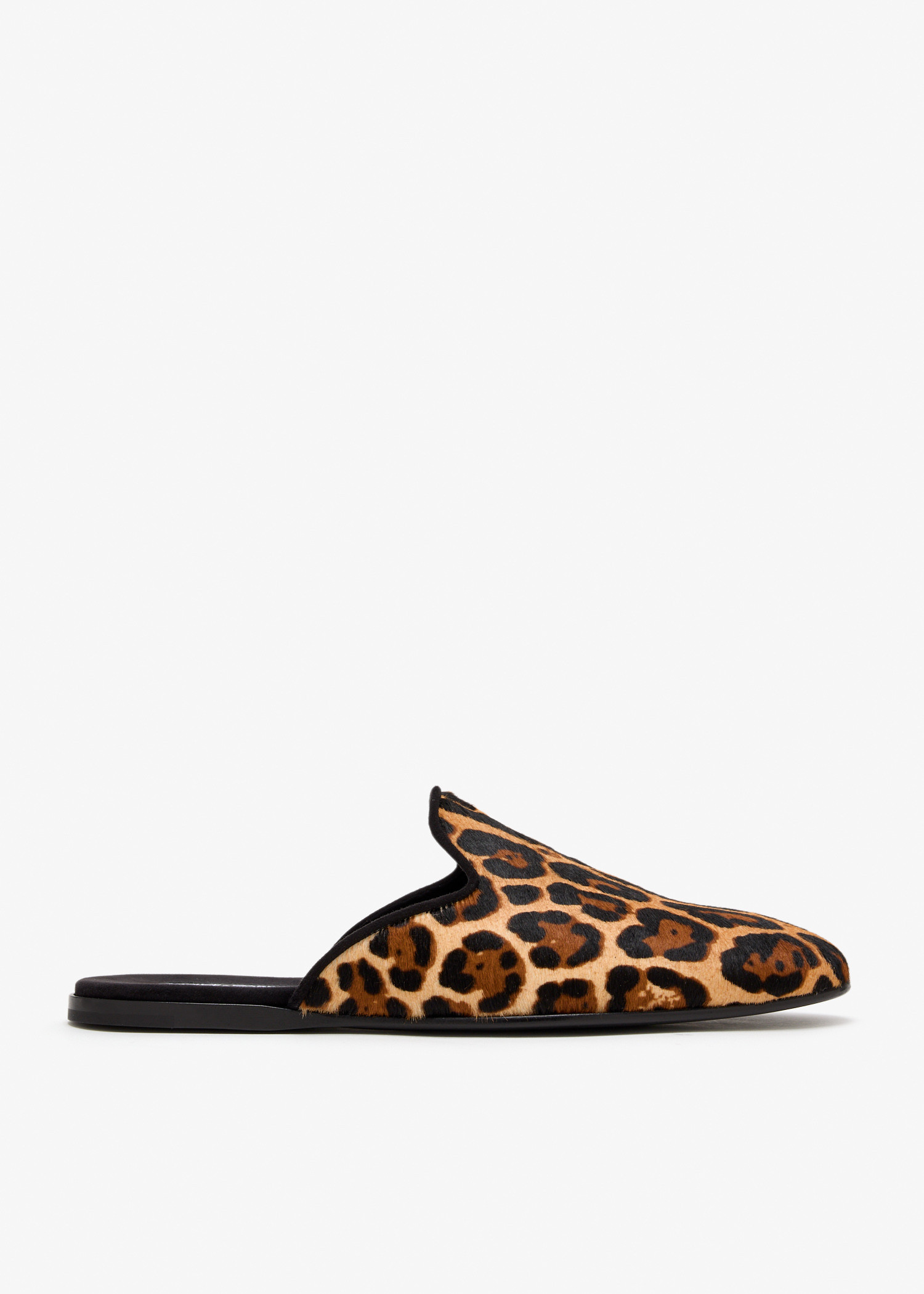 

Leopard-print pony slippers, Animal printed