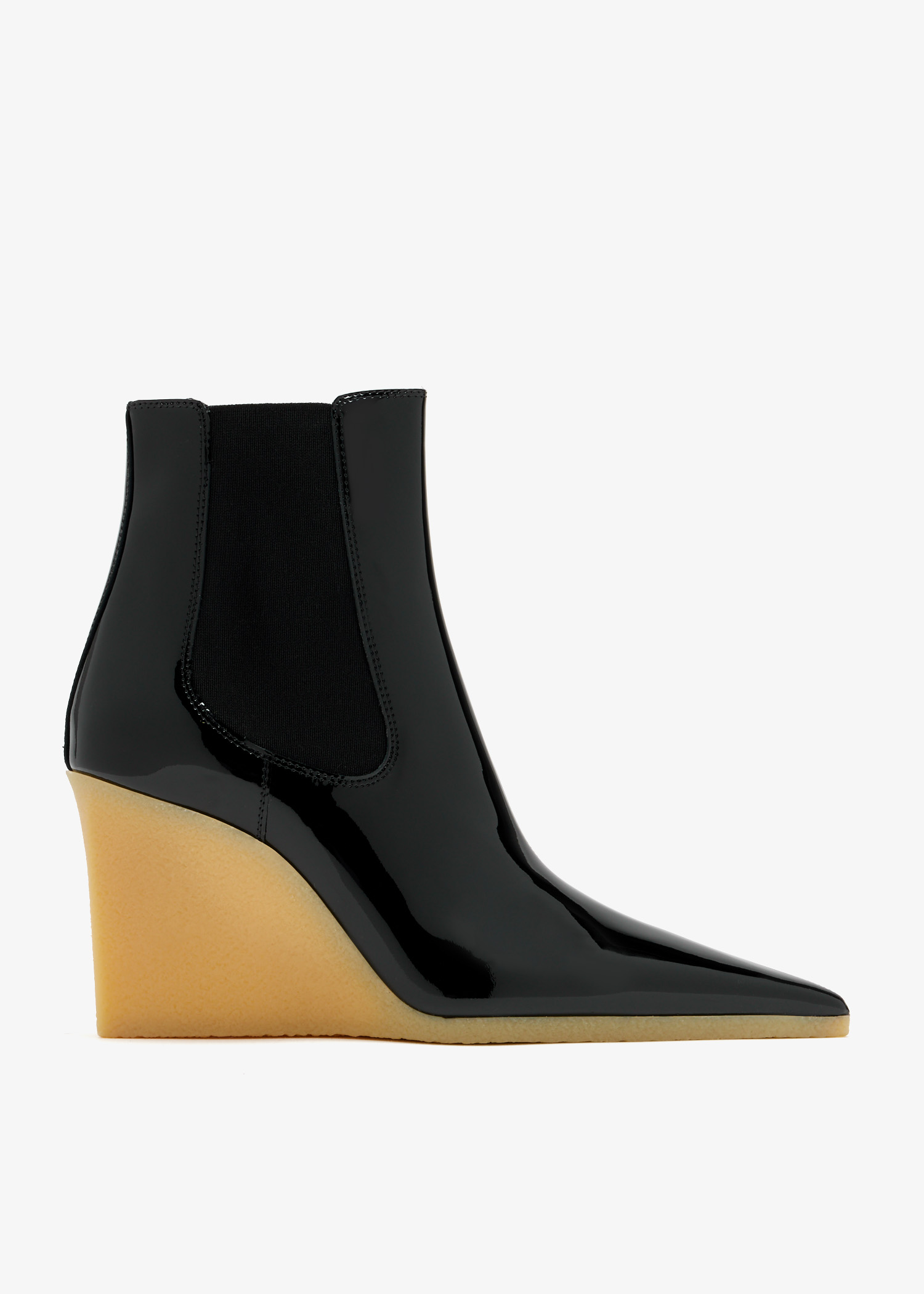 

Wedge ankle boots, Black