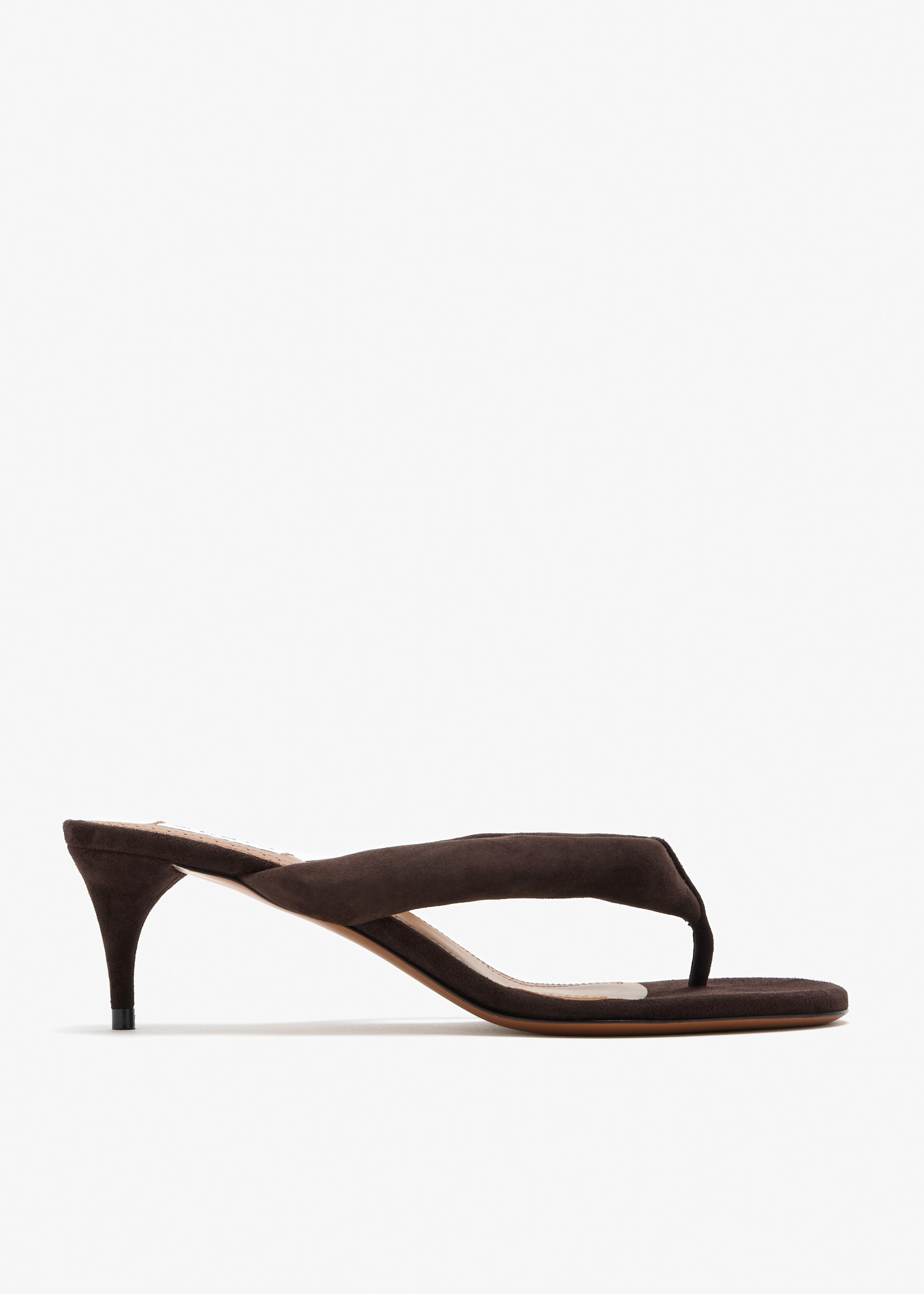 

Thong mules, Brown