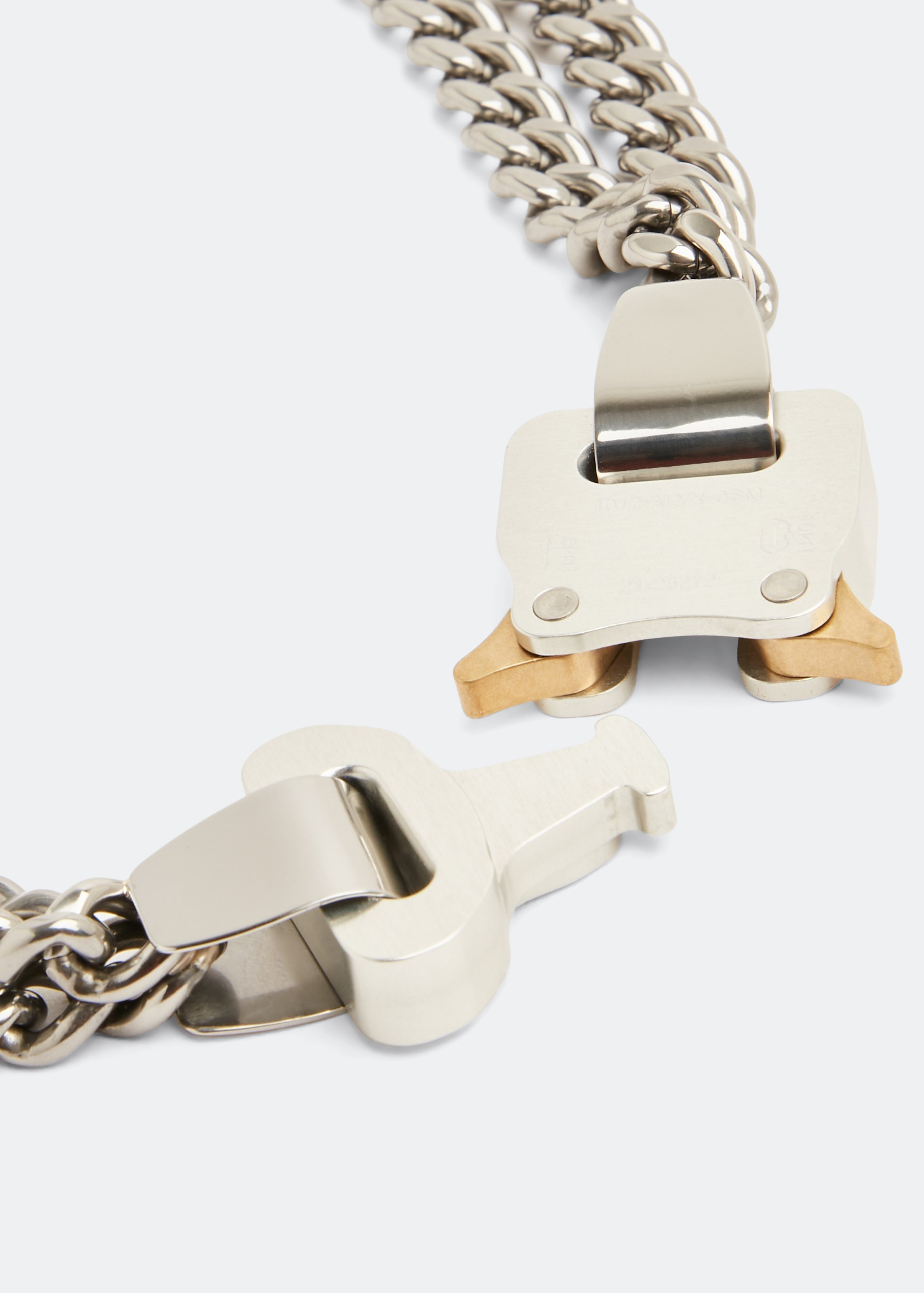 

Double chain necklace, Silver
