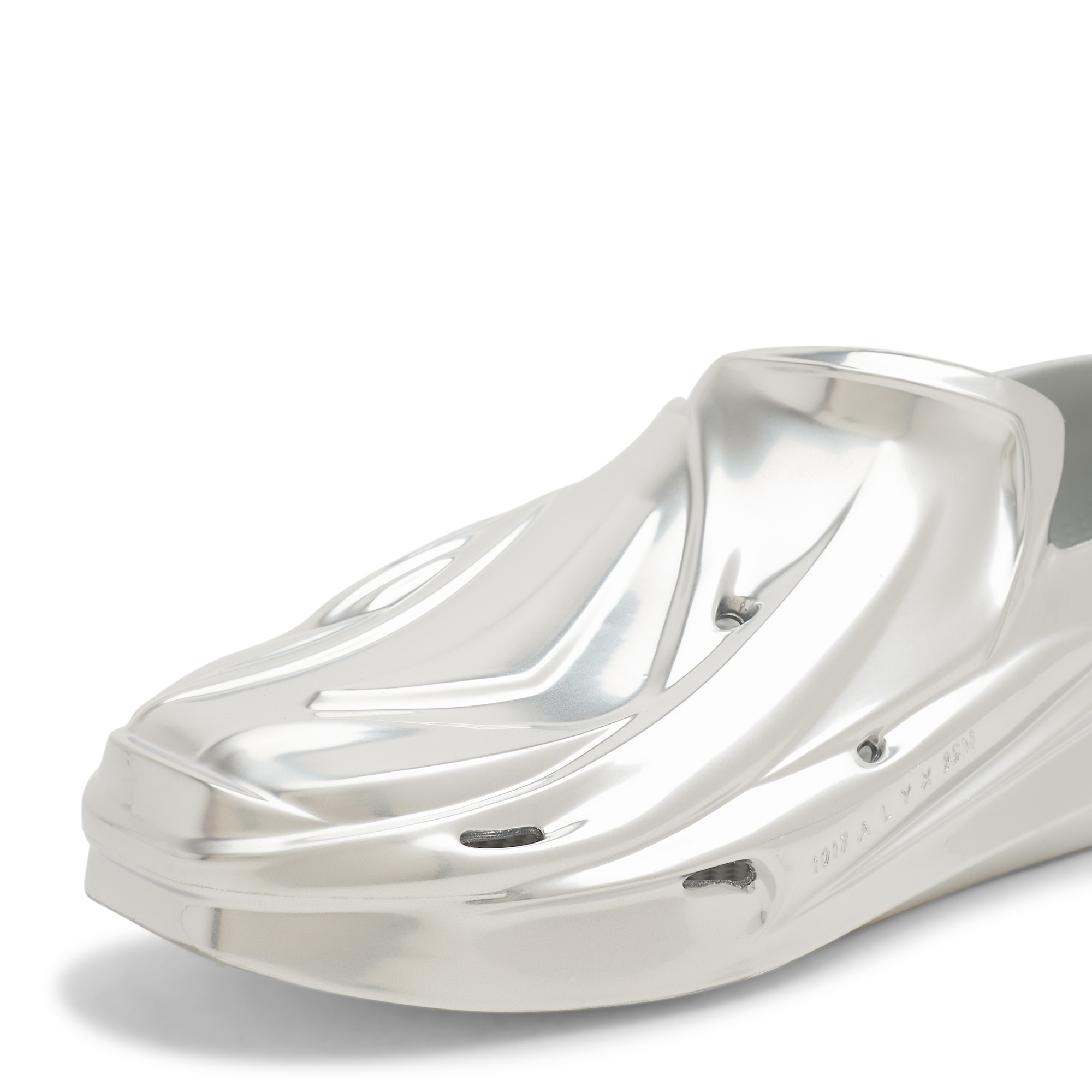 

Mono slip-on loafers, Silver