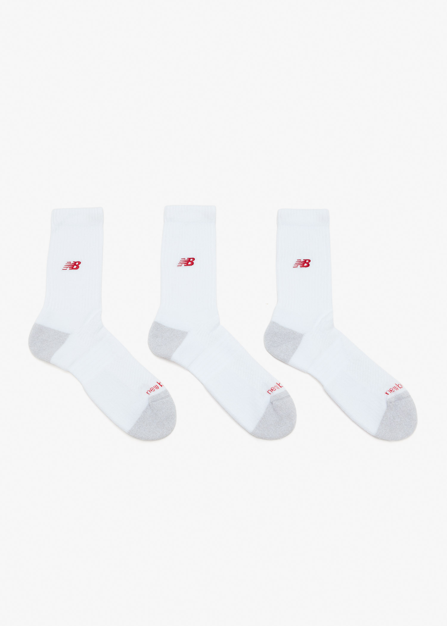 

Active Premium crew socks, White