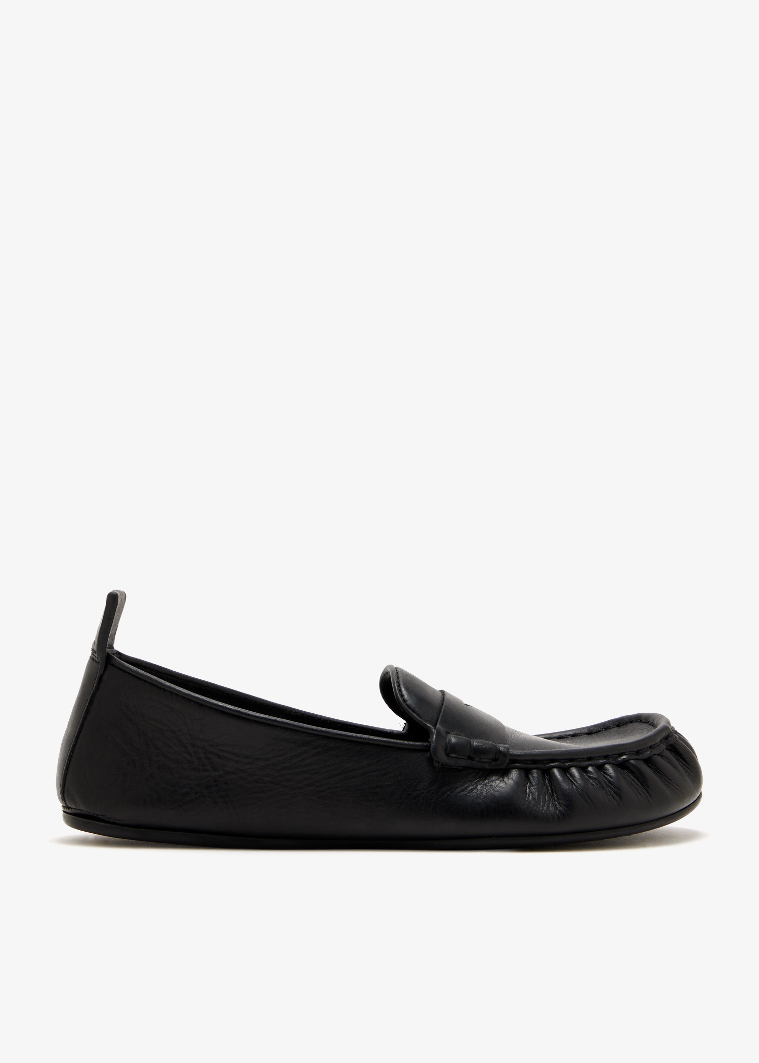 

Leather loafers, Black