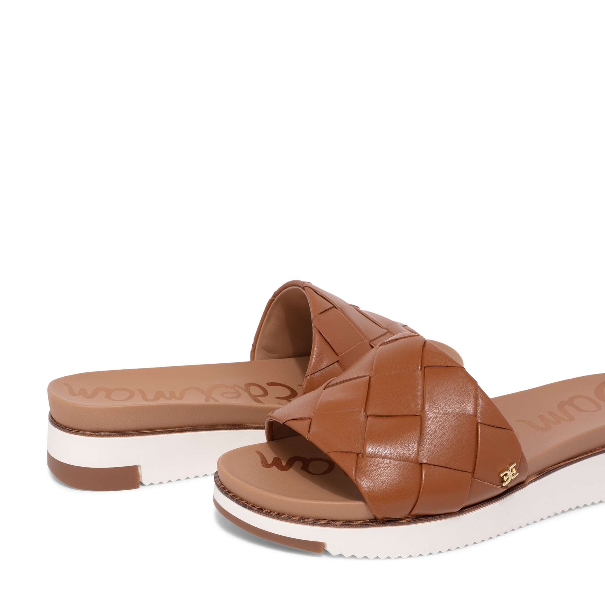 

Adaley woven slide sandals, Brown