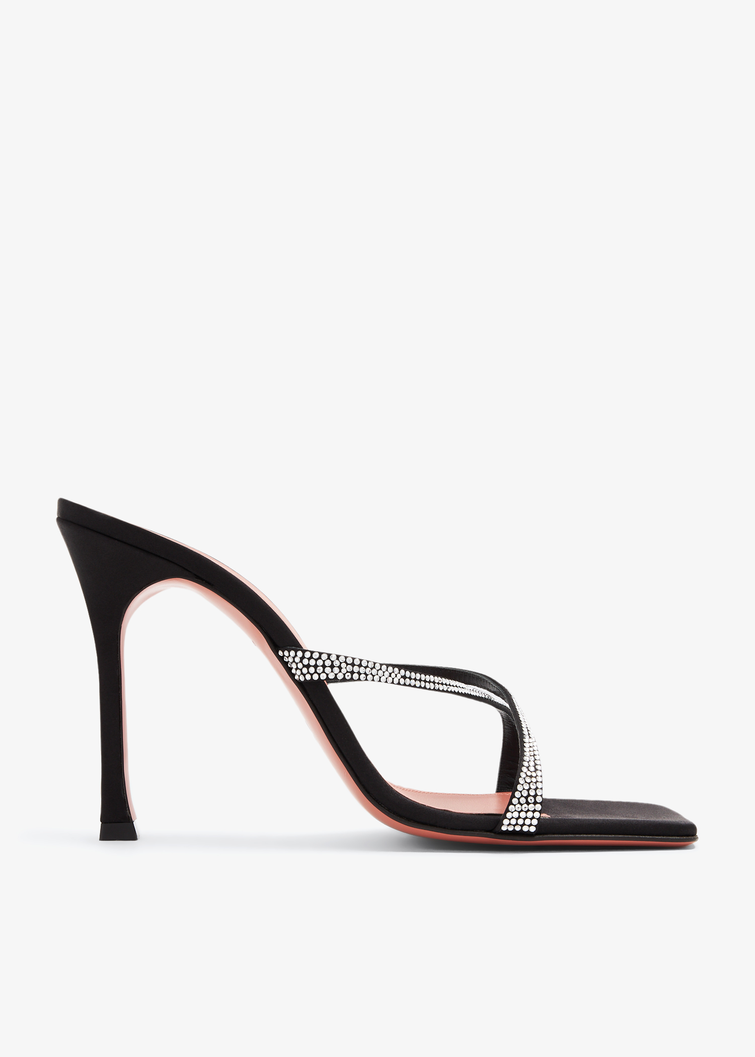 

Adriana crystal slippers, Black